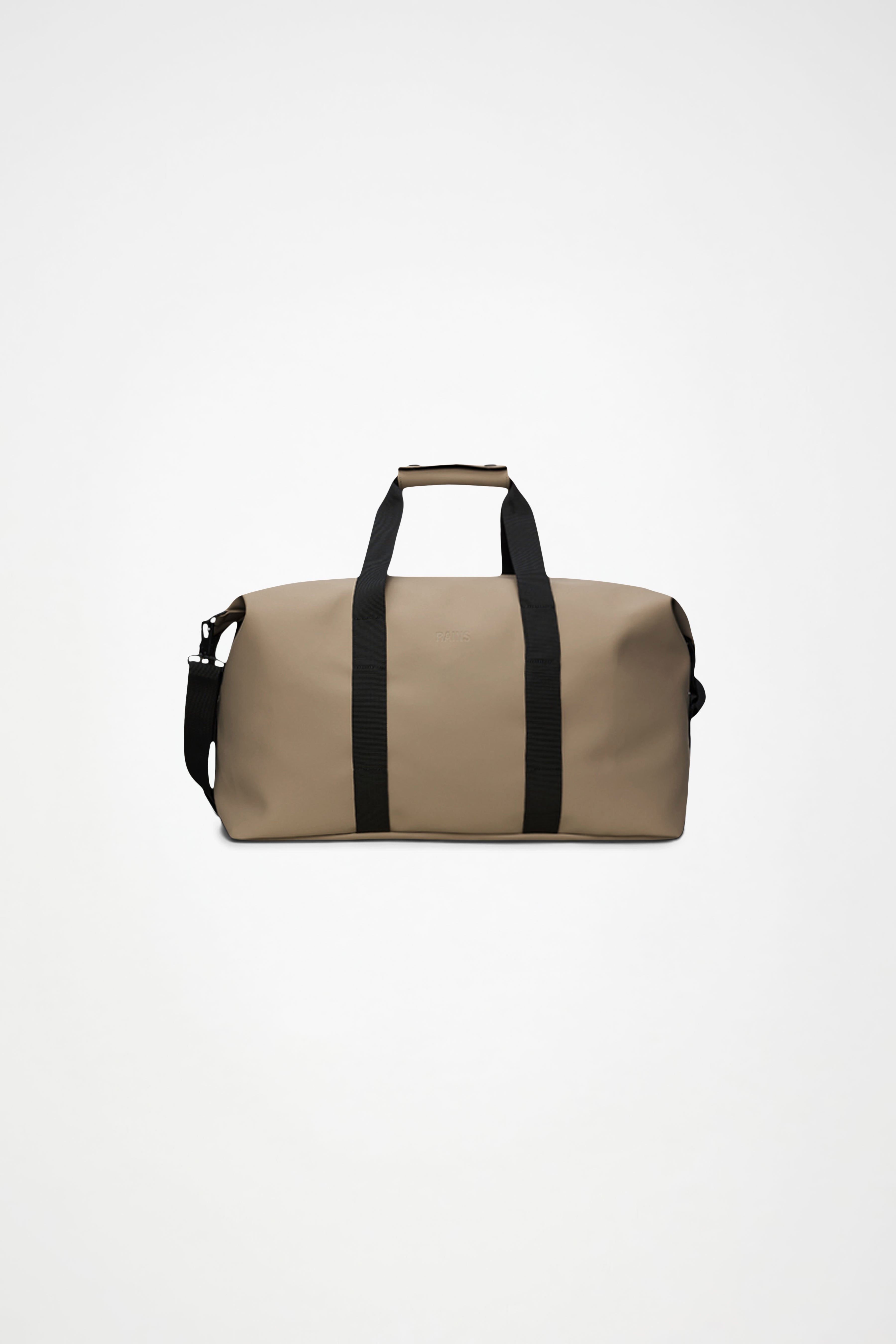 RAINS Hilo Weekend Bag Beige 36L H27 x D26 x W52 cm Weekender