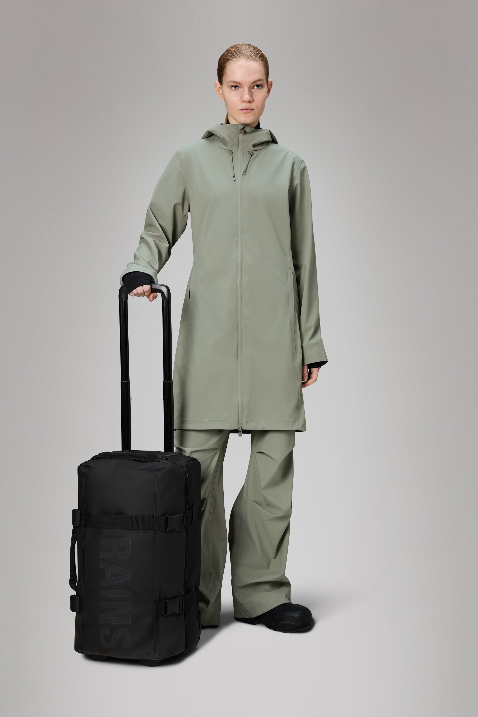 RAINS Texel Cabin Bag Black Trolley