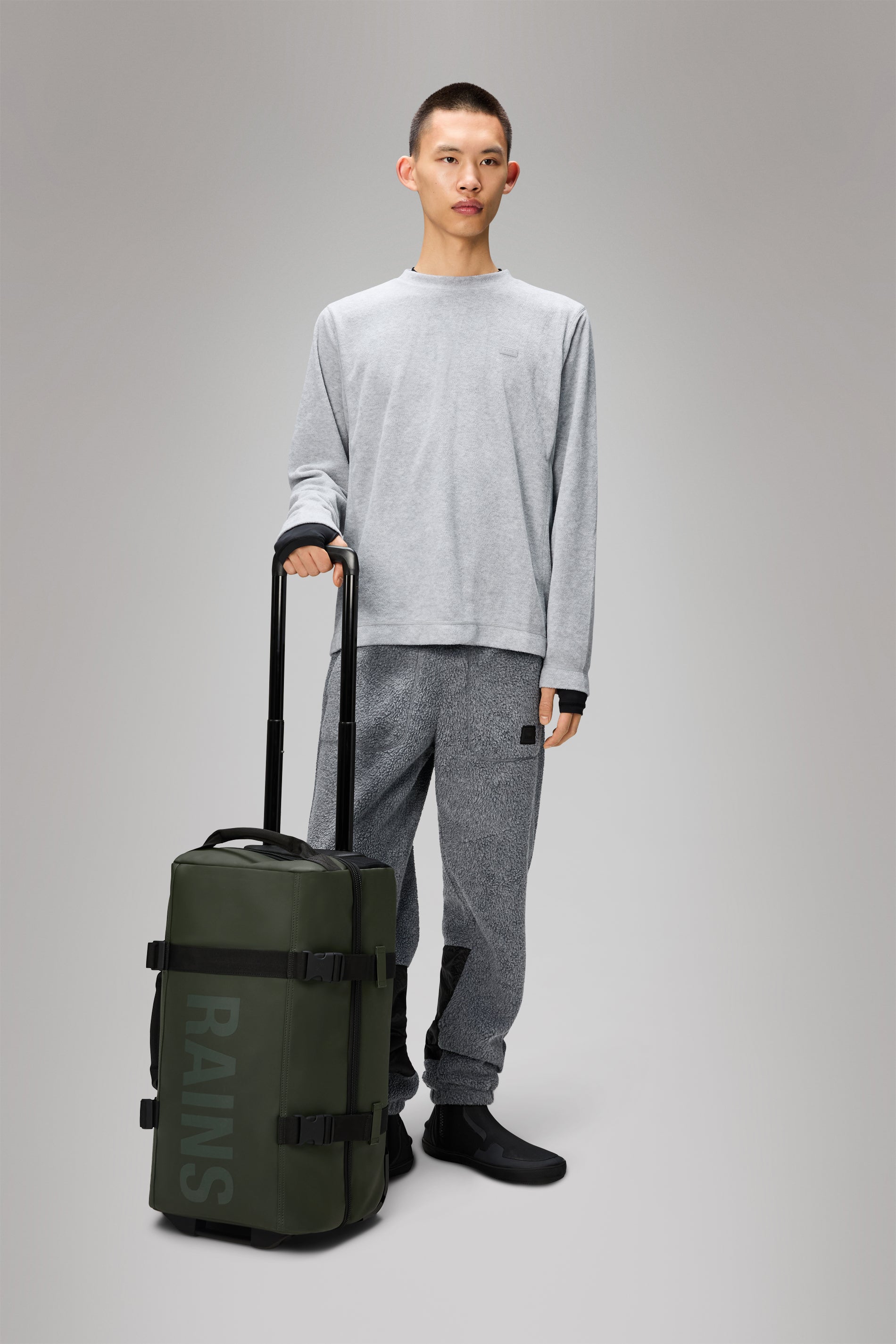 RAINS Texel Cabin Bag Green Trolley