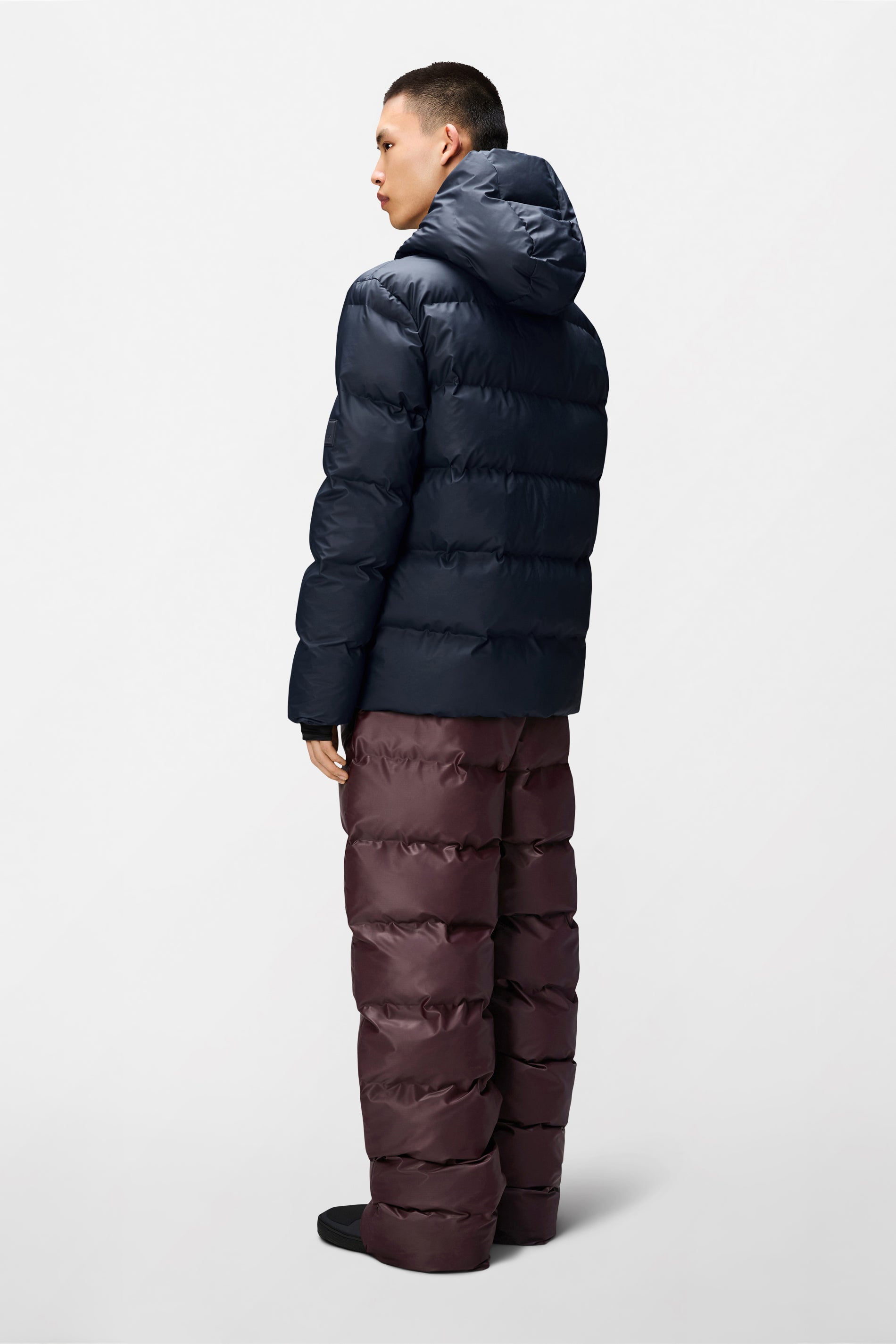 RAINS Alta Puffer Jacket Navy Jacket