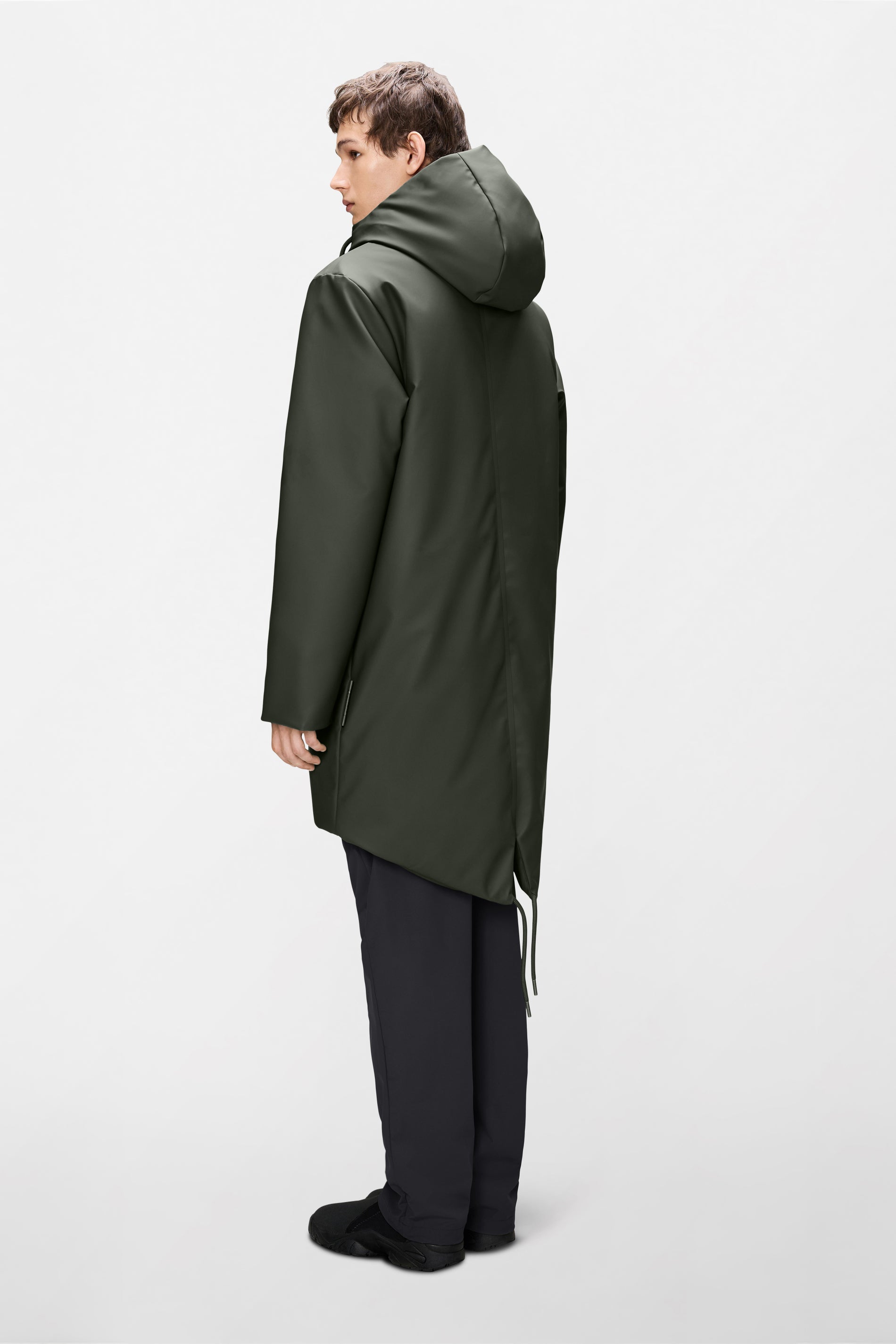 RAINS Nome Long Parka Green Jacket