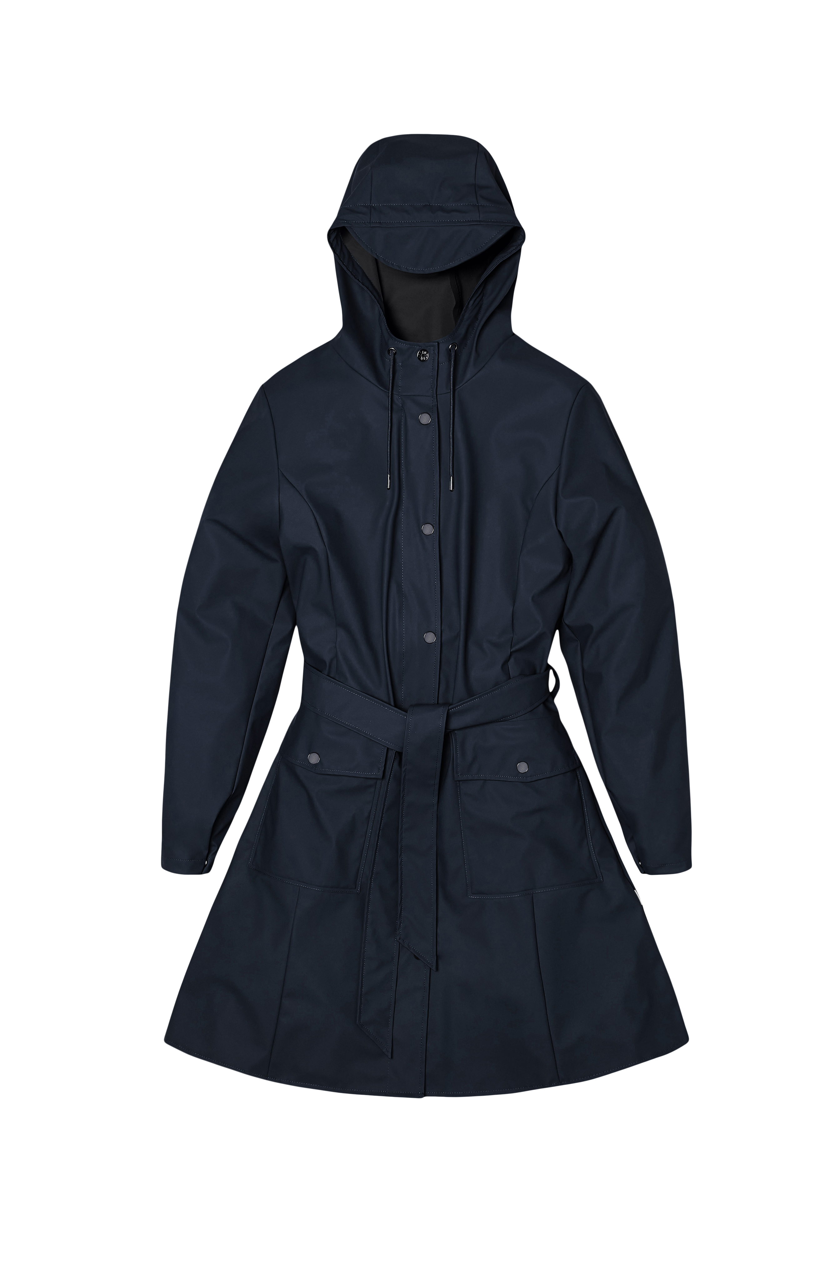 RAINS Curve Long Jacket
Navy Jacket