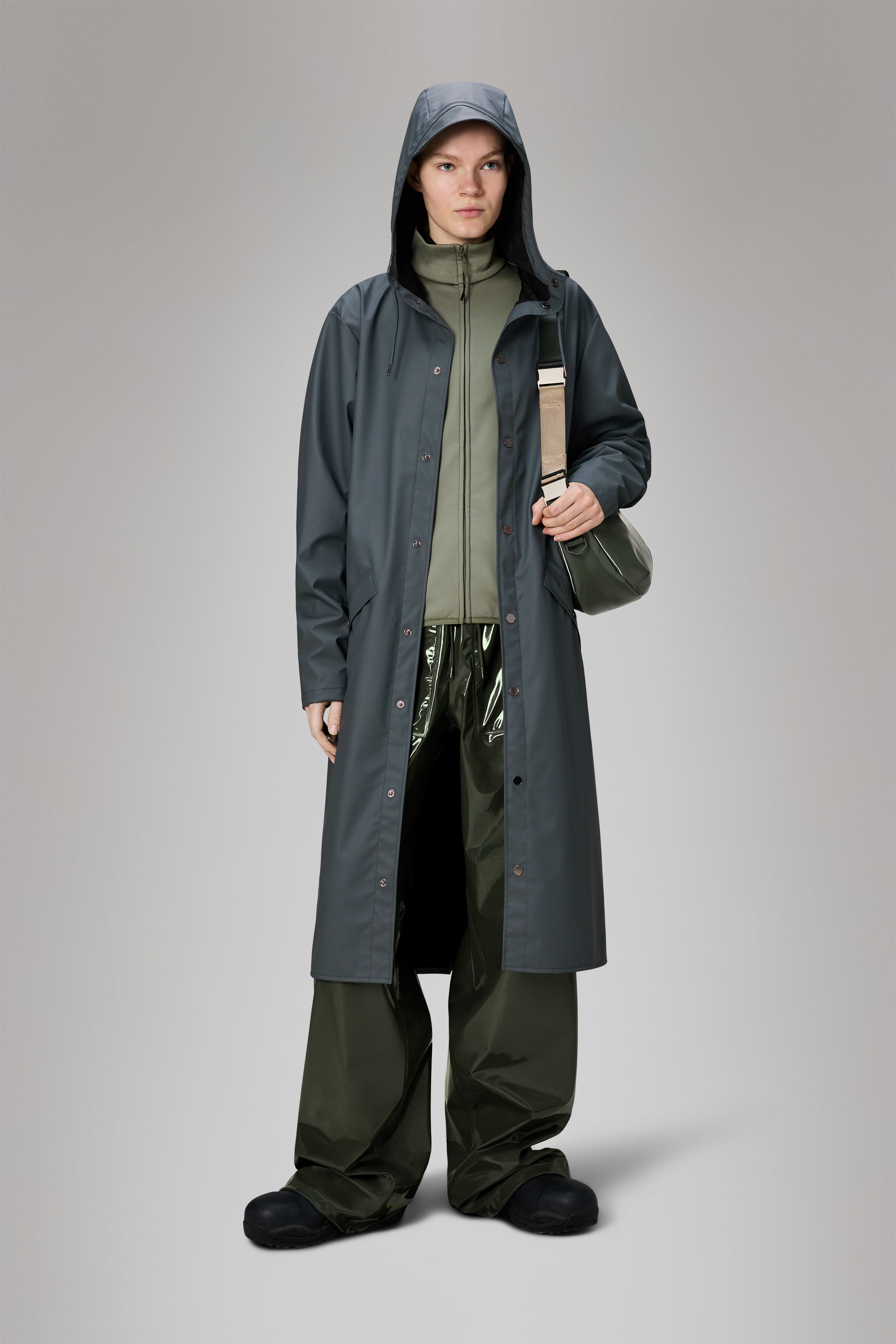 RAINS Longer Jacket Lagoon Jacket