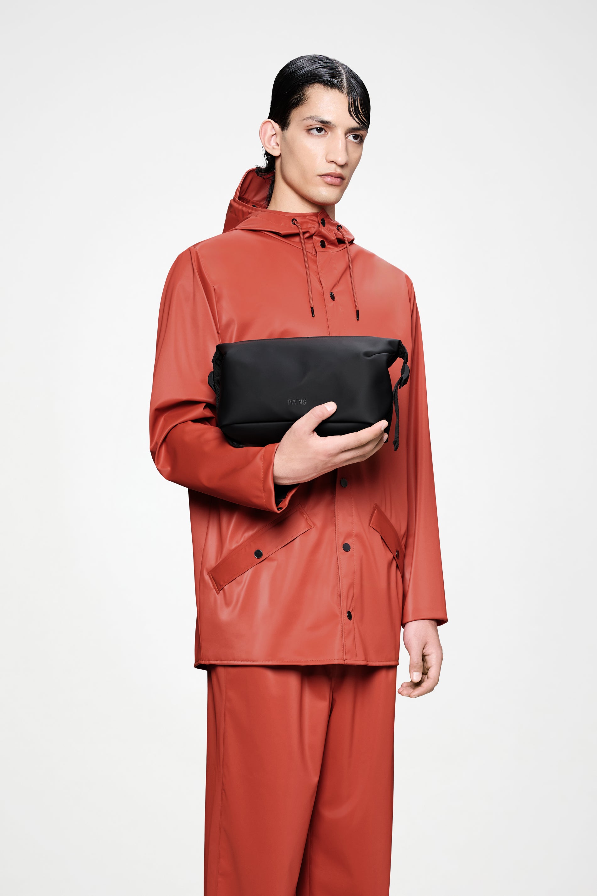 RAINS Hilo Wash Bag Black 4.40L H15 x D13 x W26 cm Wash Bag