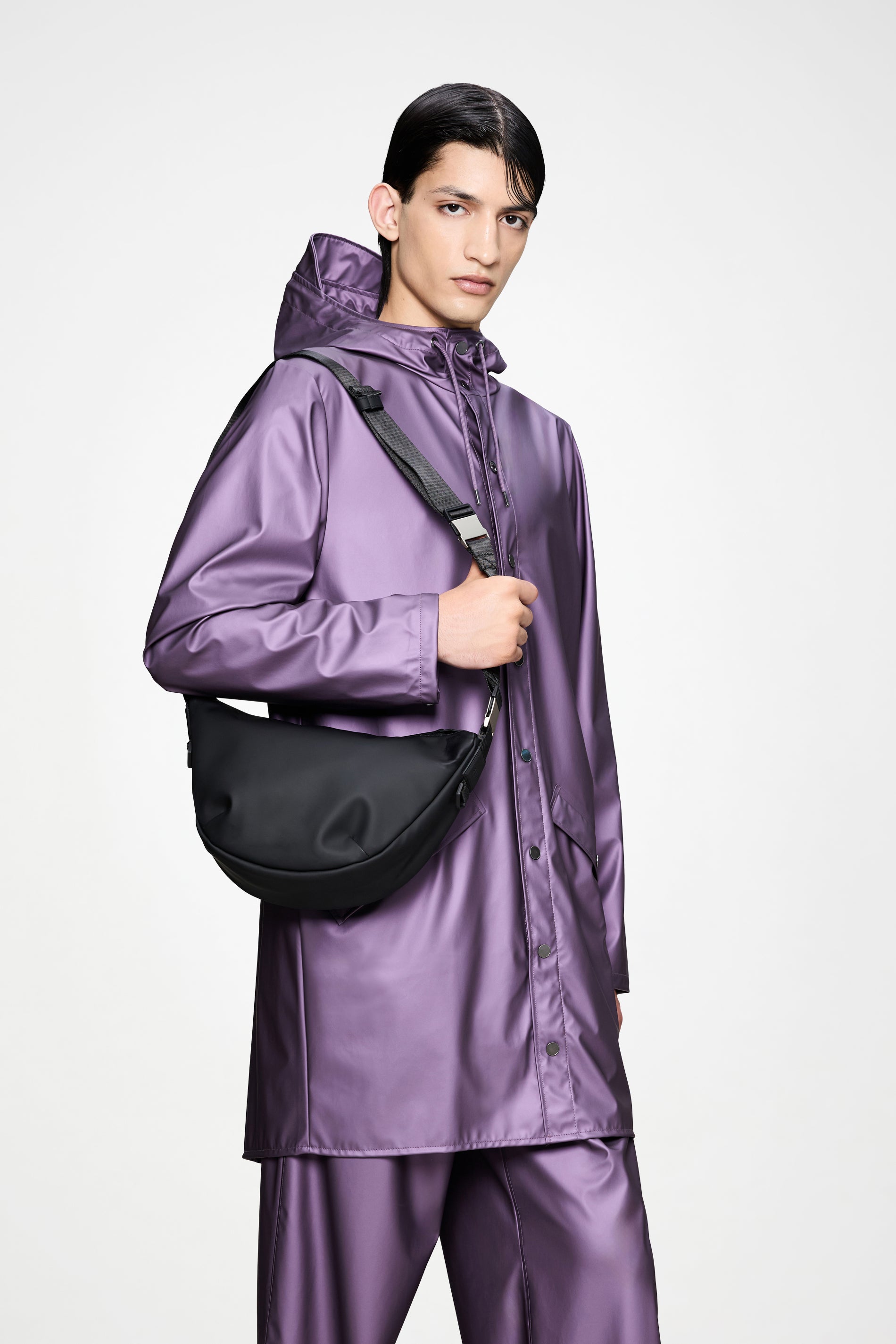 RAINS Valera Shoulder Bag Black Crossbody