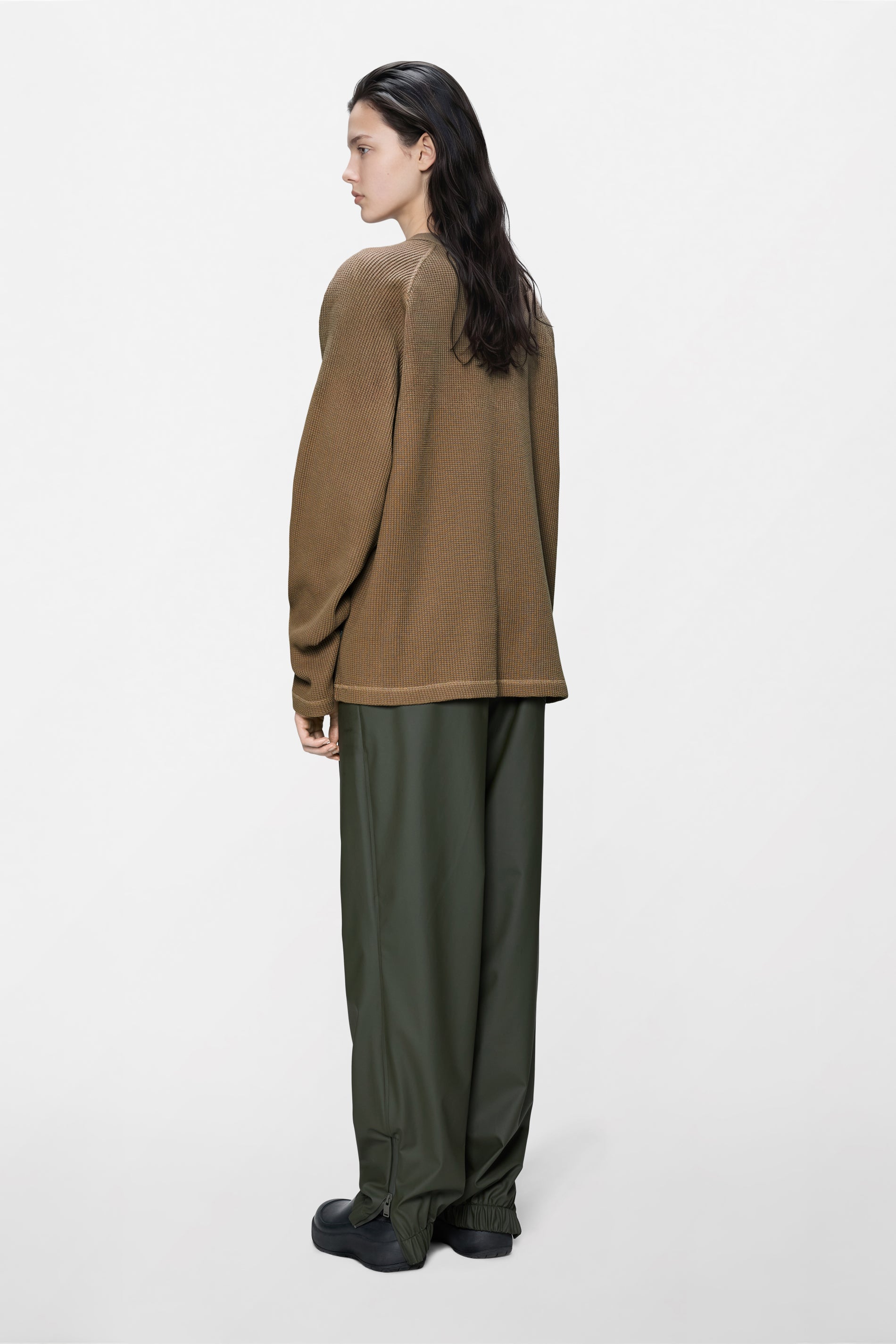 Waffle Long Sleeve T-Shirt Rains