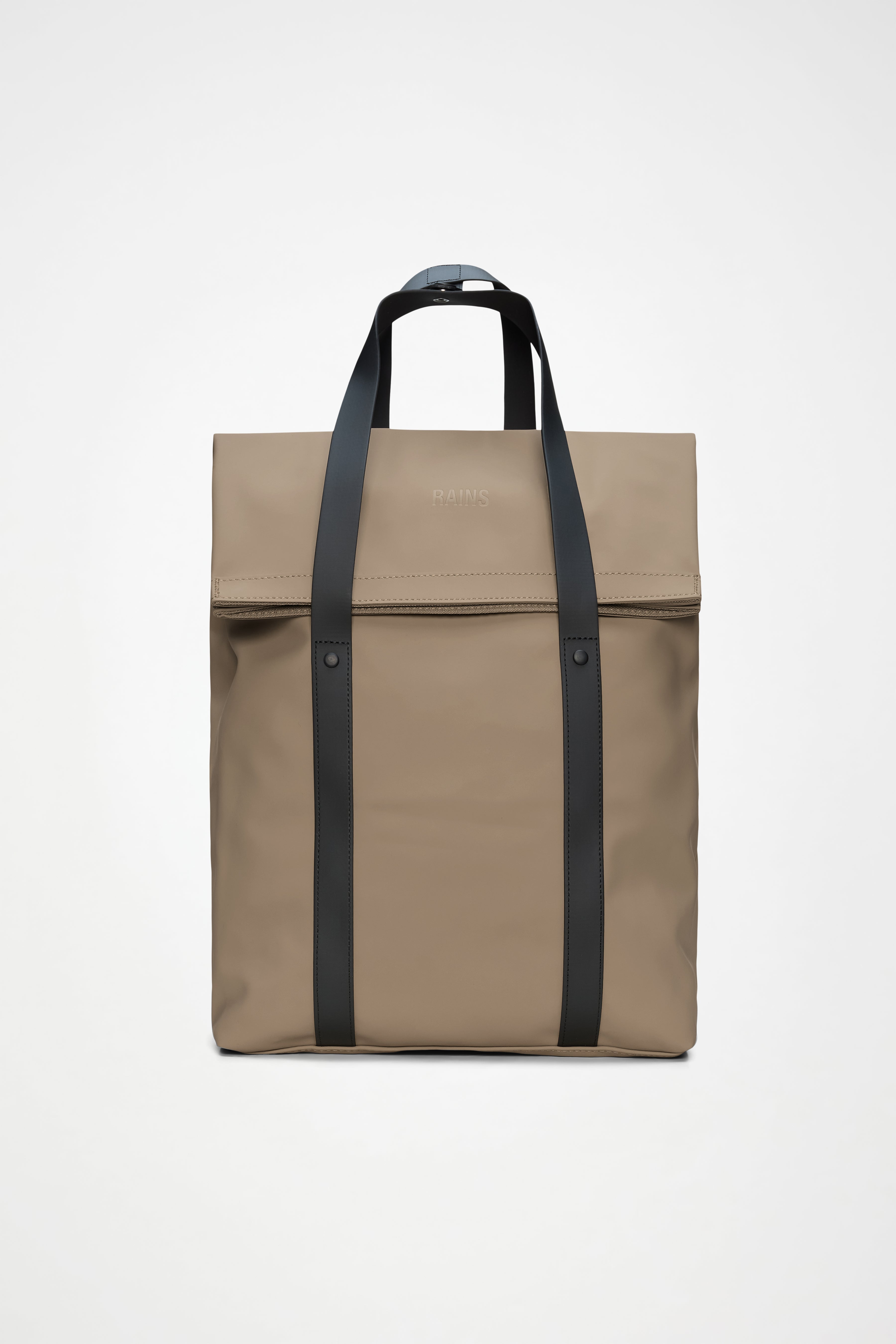 RAINS 2 Way Tote Backpack Beige 23L H58 x D12 x W33 cm Backpack