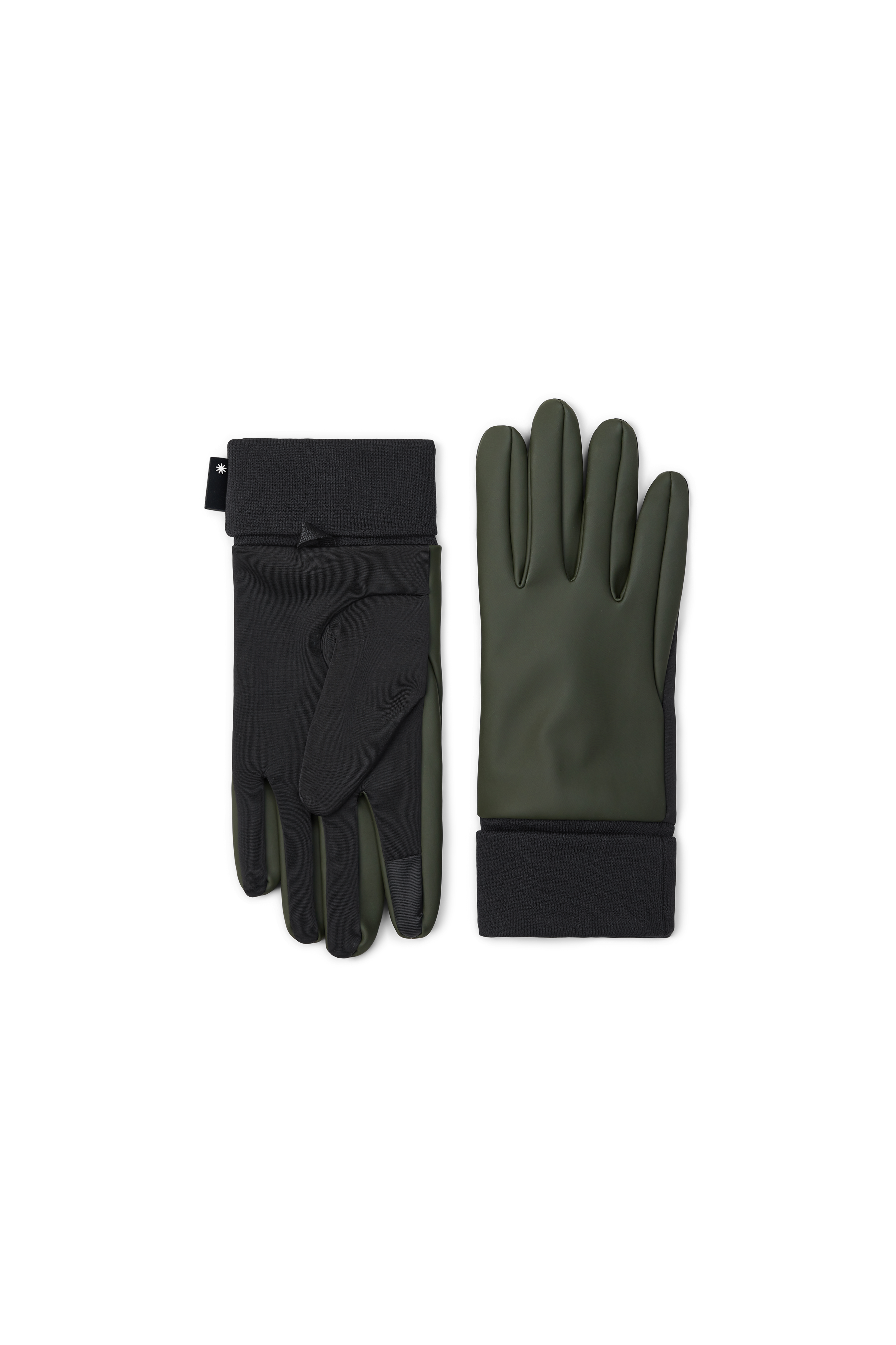 RAINS Gloves Green Gloves