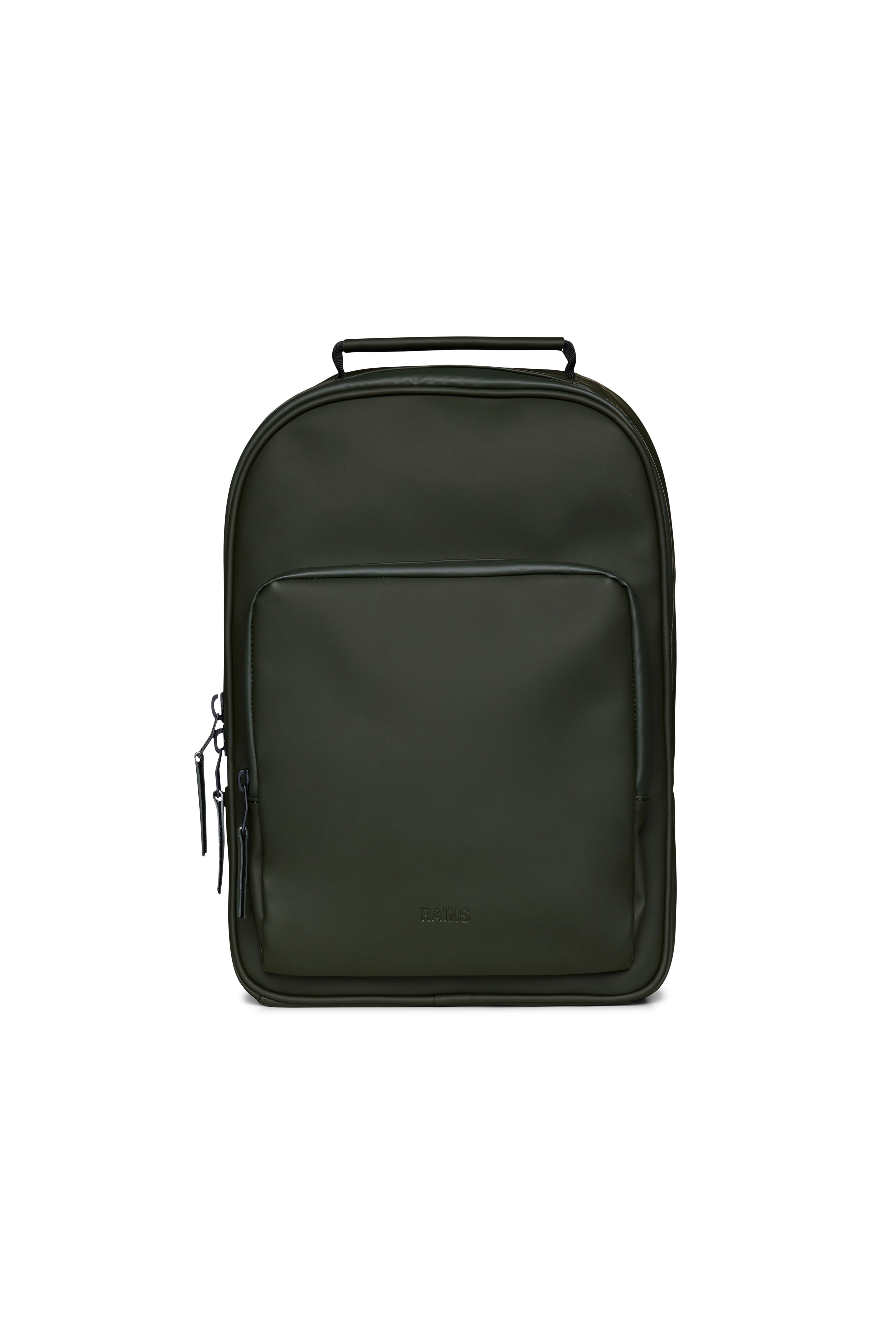 RAINS Book Daypack Green 10L H38 x D10 x W28 cm Backpack