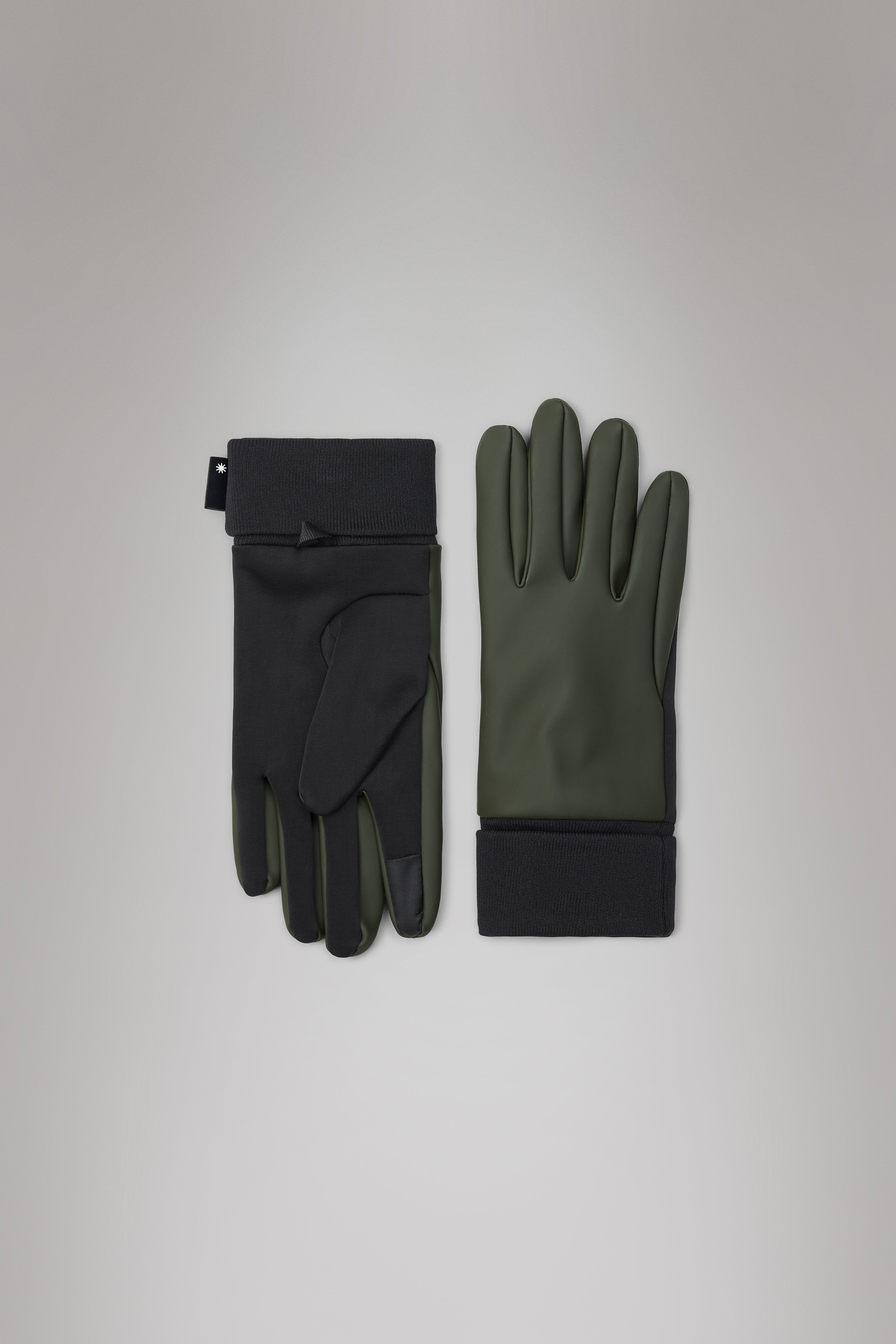 RAINS Gloves Green Gloves