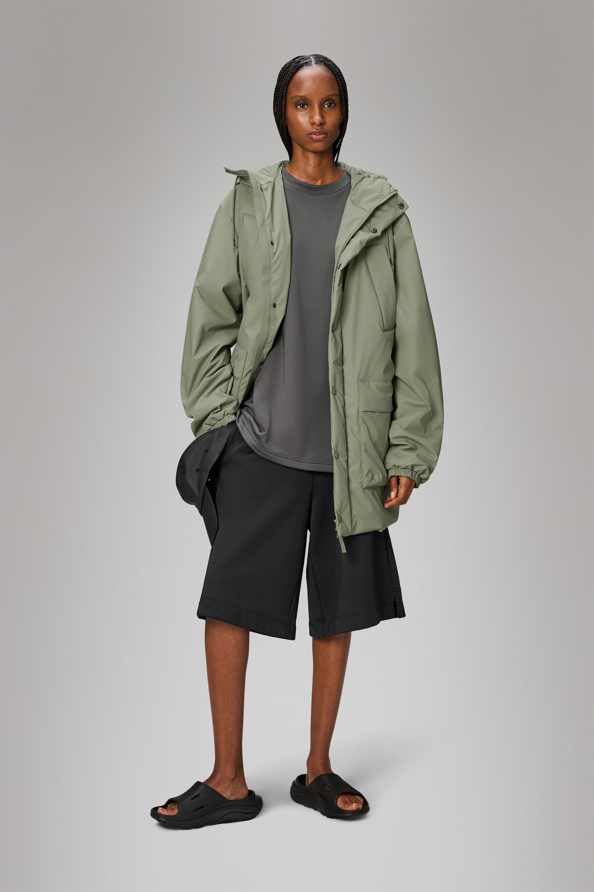 RAINS Lohja Long Insulated Cargo Jacket Drift Jacket