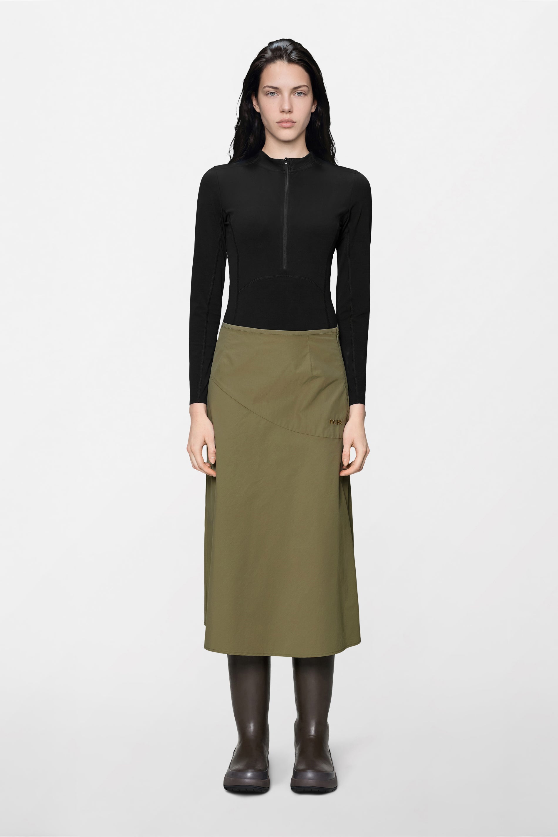 Light Woven W Skirt