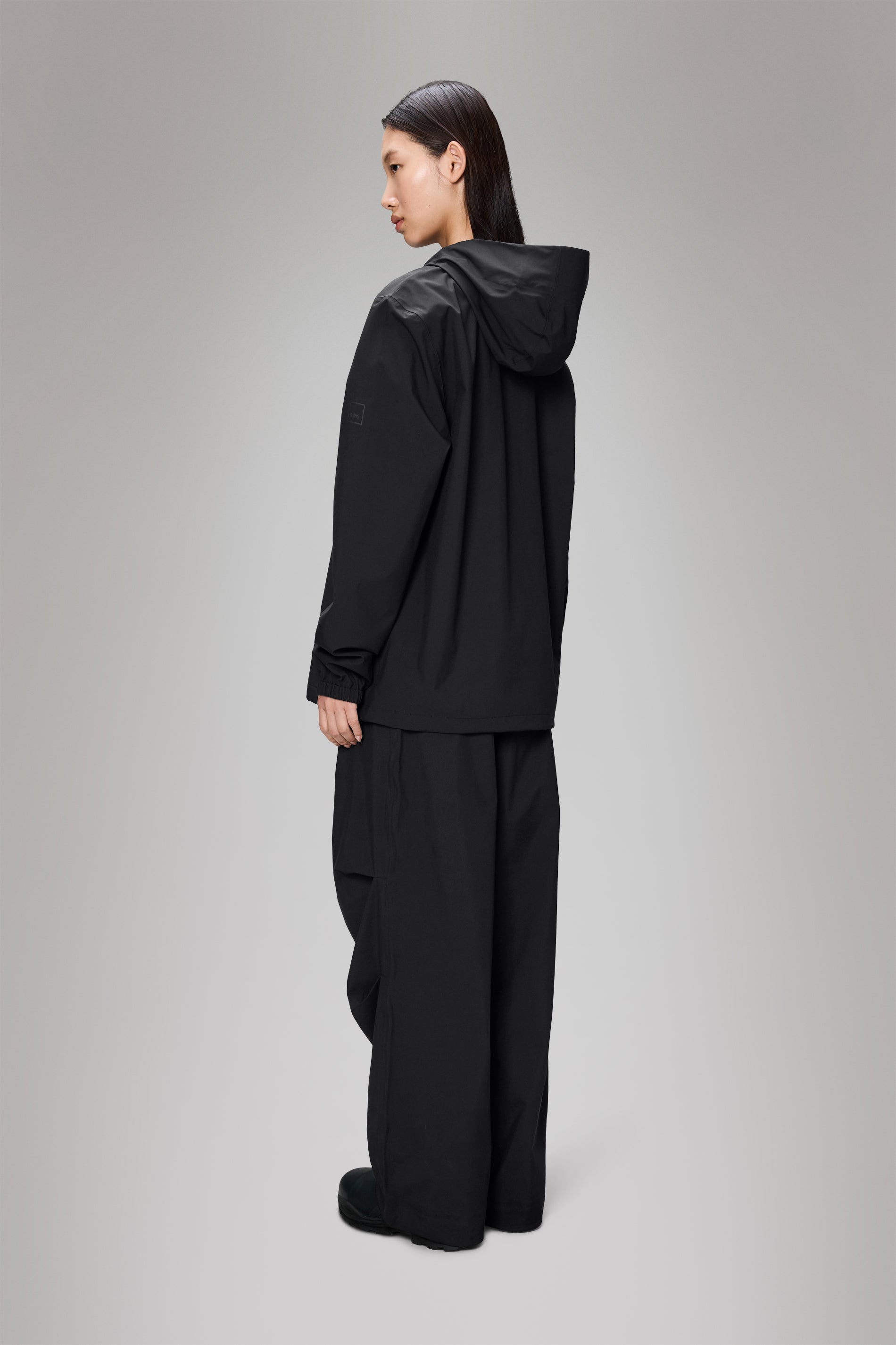 RAINS Suva Hardshell Jacket Black Jacket