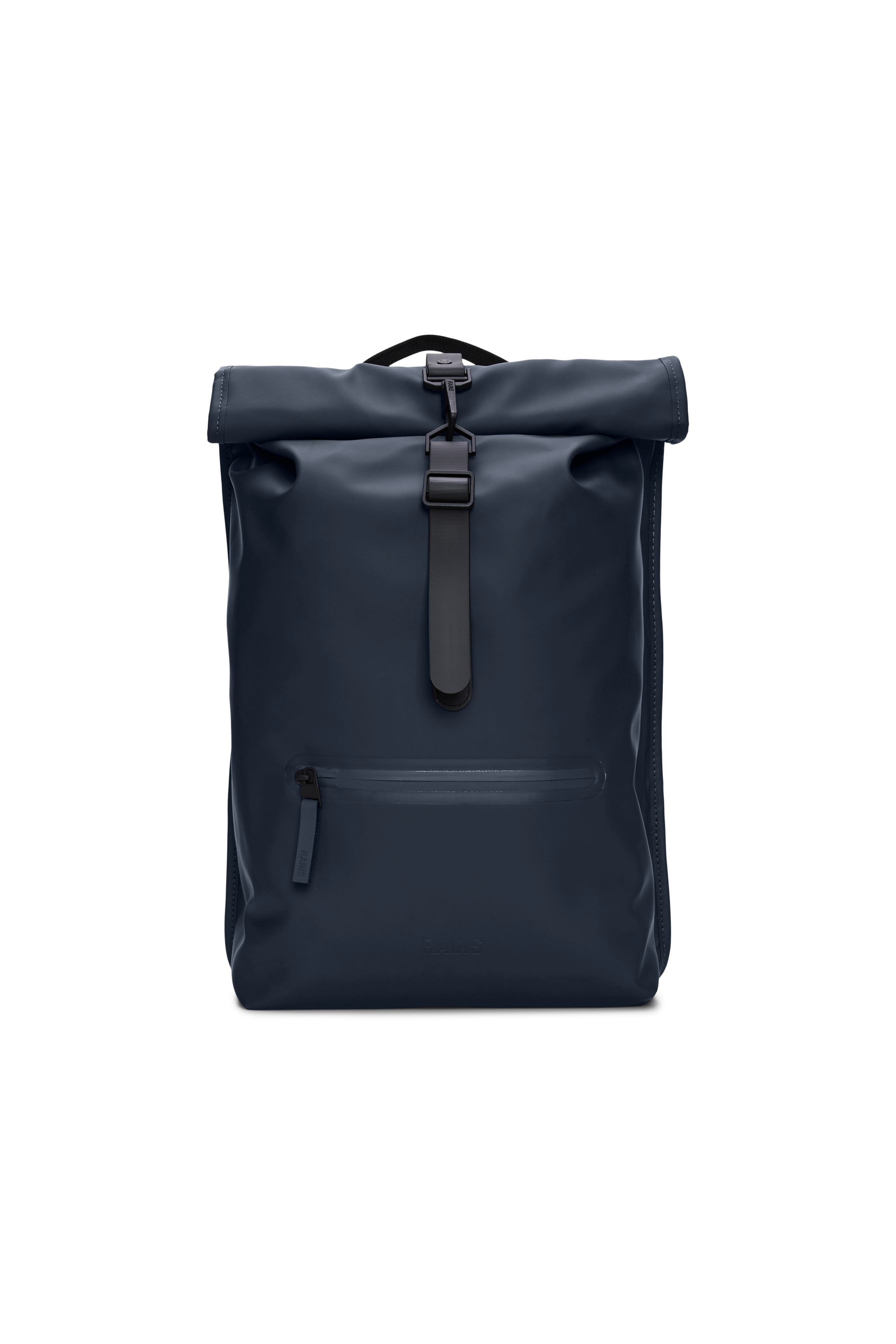 RAINS Rolltop Rucksack Navy 17L H60 x D11 x W32 cm Backpack