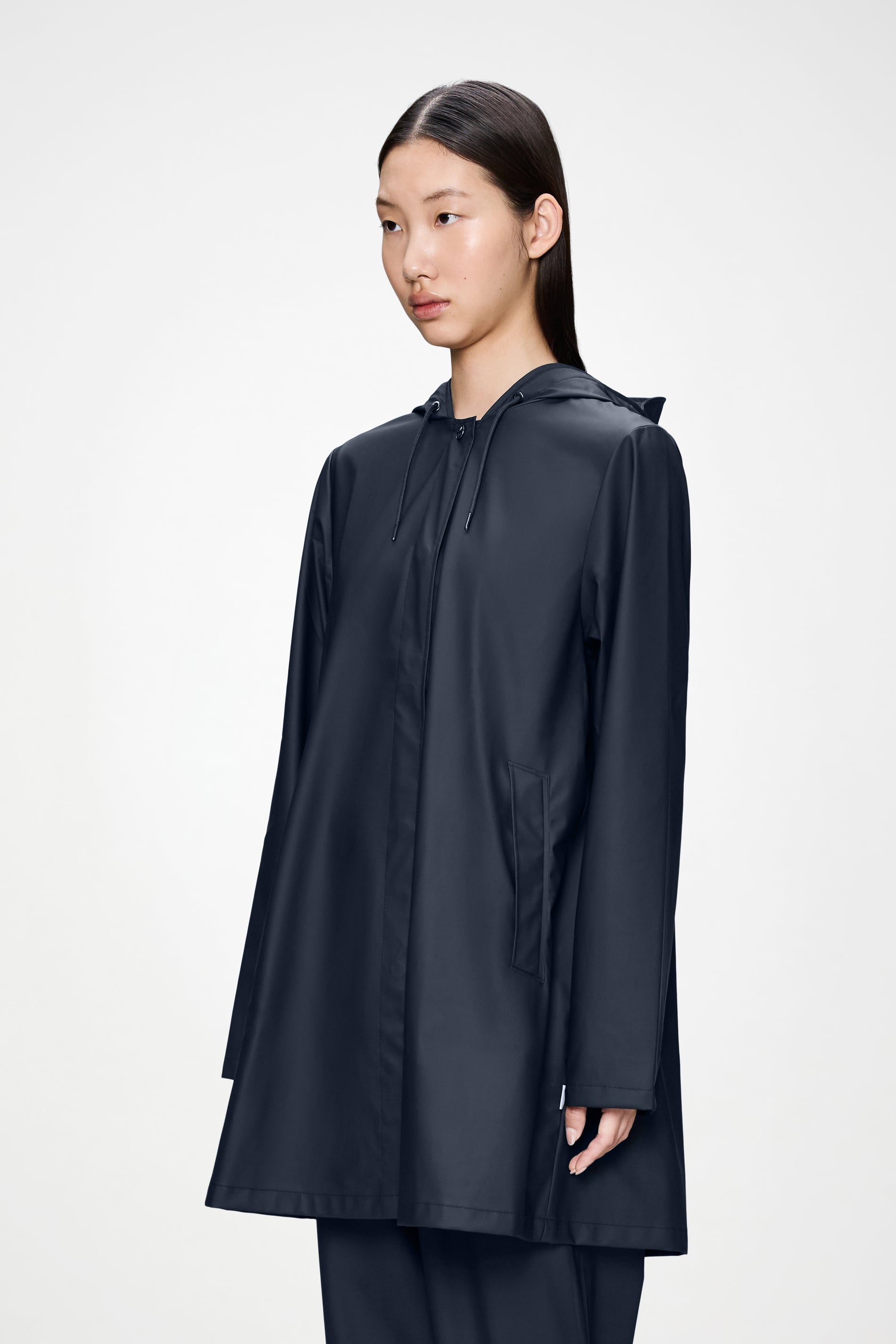 RAINS A-Line W Jacket Navy Jacket