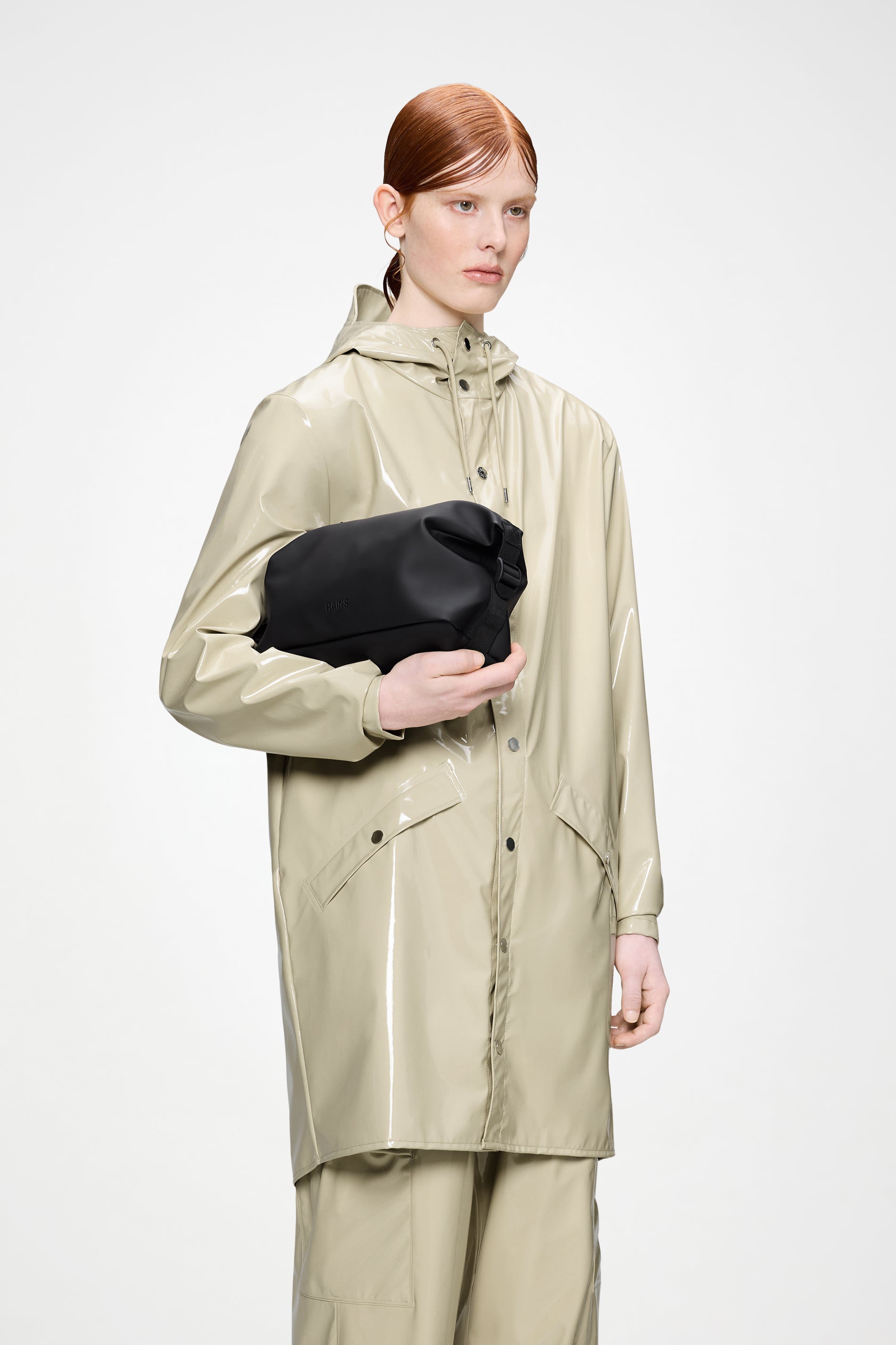 RAINS Hilo Wash Bag Black 4.40L H15 x D13 x W26 cm Wash Bag