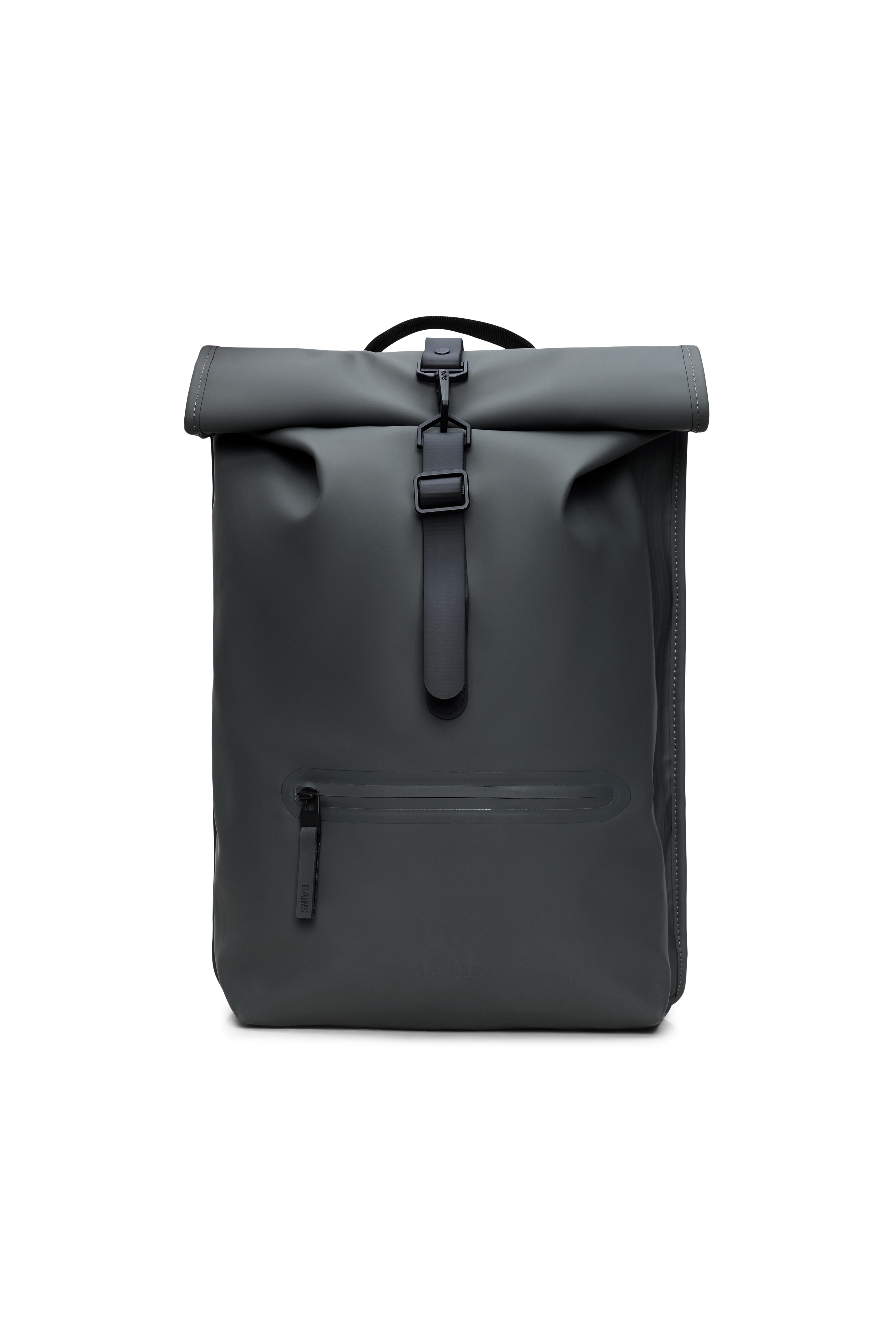 RAINS Rolltop Rucksack Dark Grey 19L H48 x D11 x W32 cm Backpack