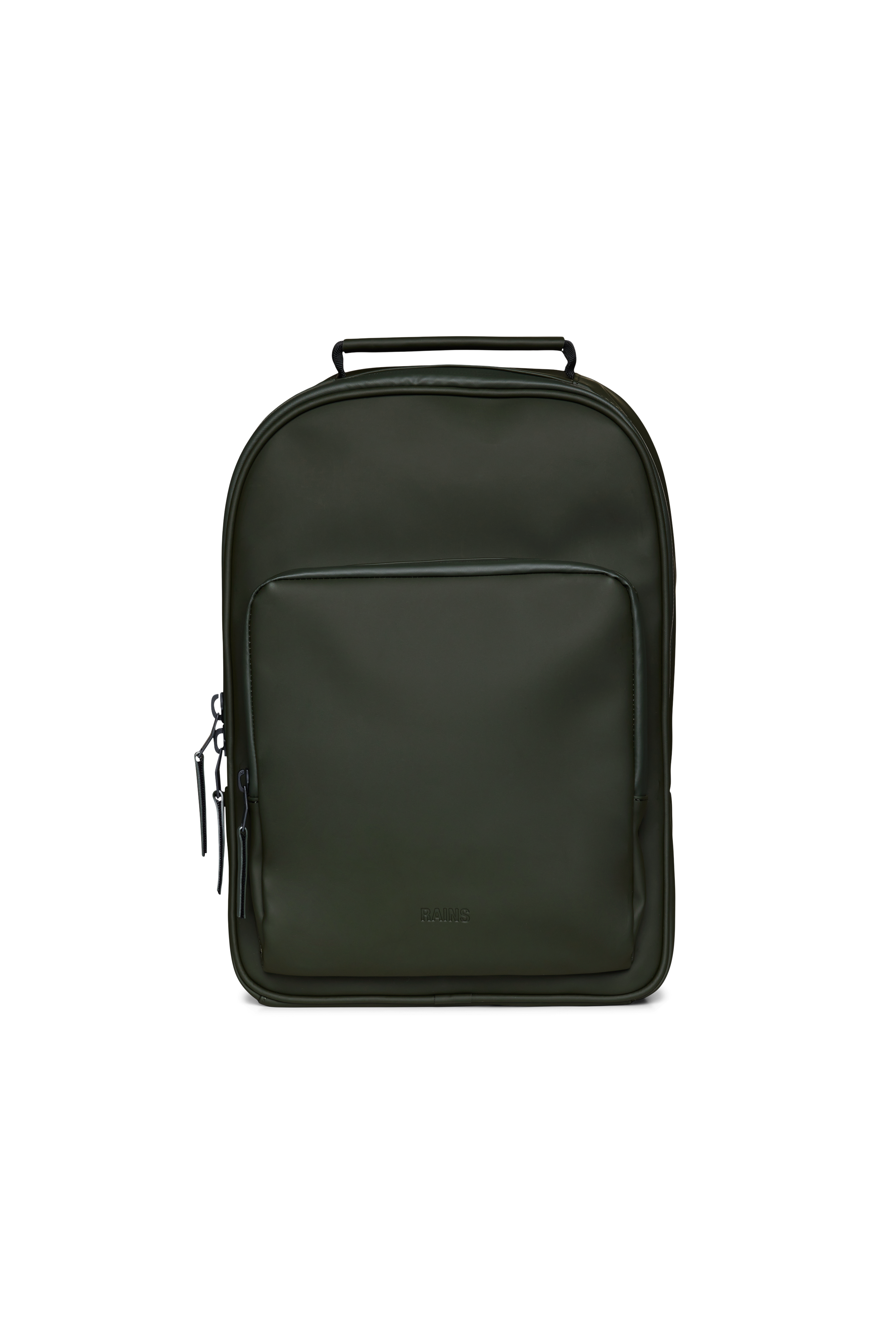 RAINS Book Daypack Green 10.50L H40 x D10 x W27 cm Backpack