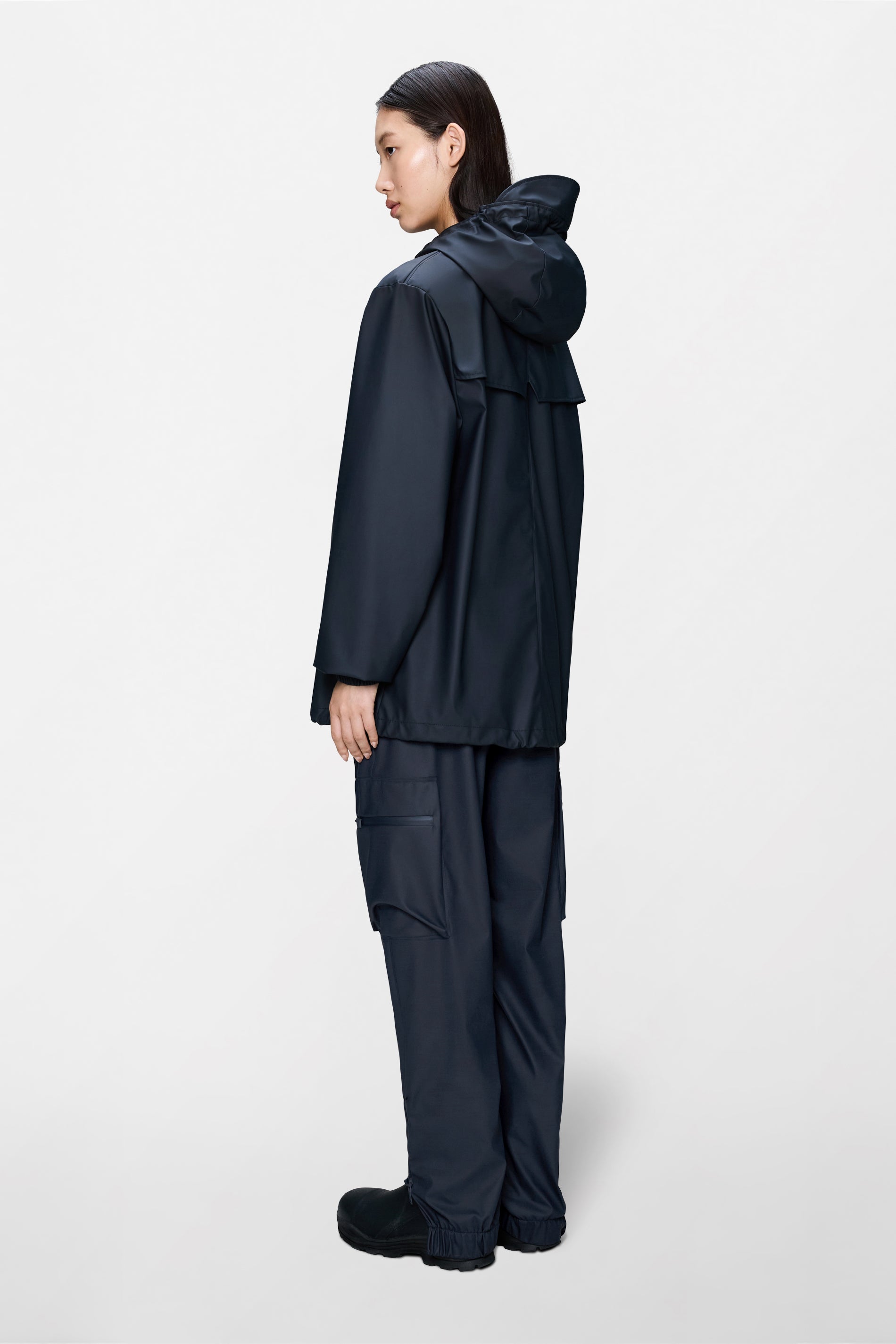 RAINS Storm Breaker Navy Jacket
