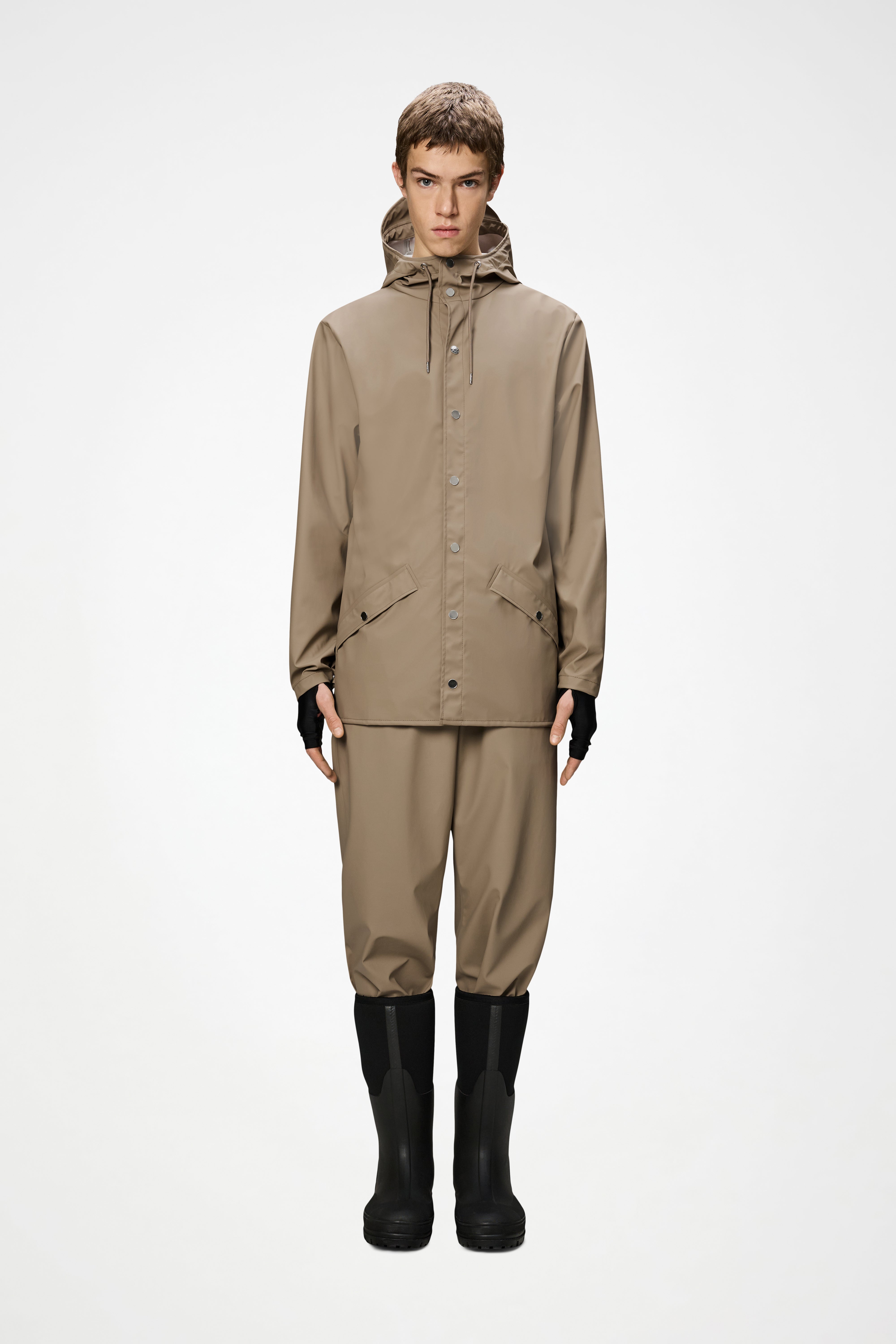 RAINS Jacket Beige Jacket