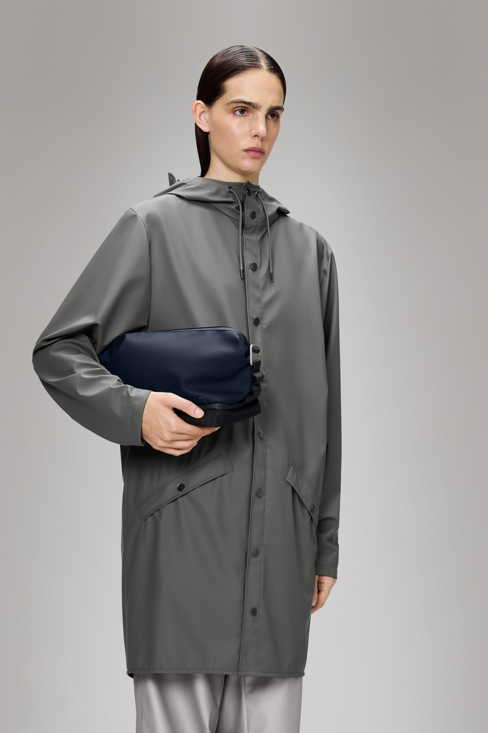 RAINS Otaru Wash Bag Navy 6.40L H20 x D14 x W33 cm Wash Bag