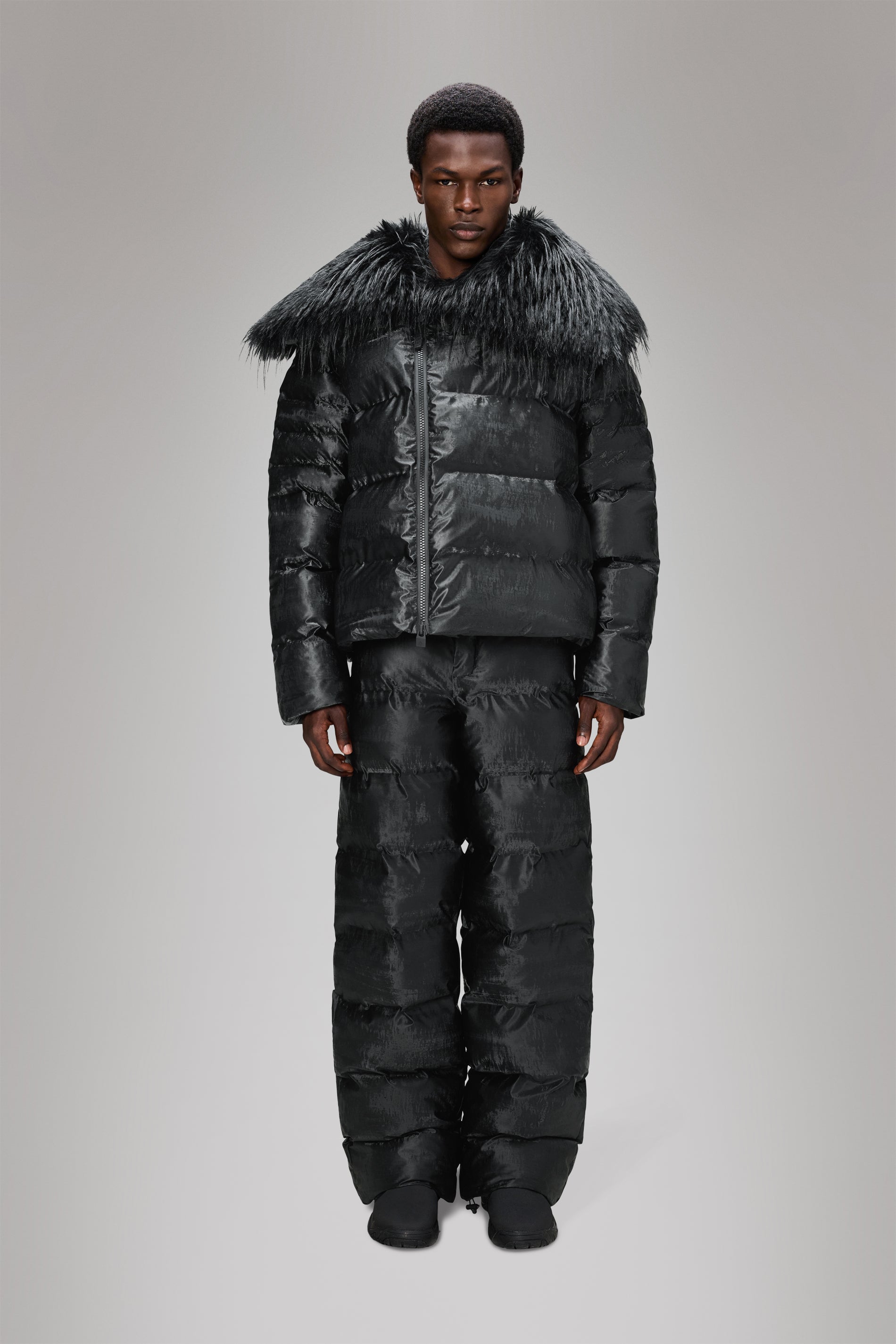 Rains Alta Vision Fleece Jacket Coal Jacket