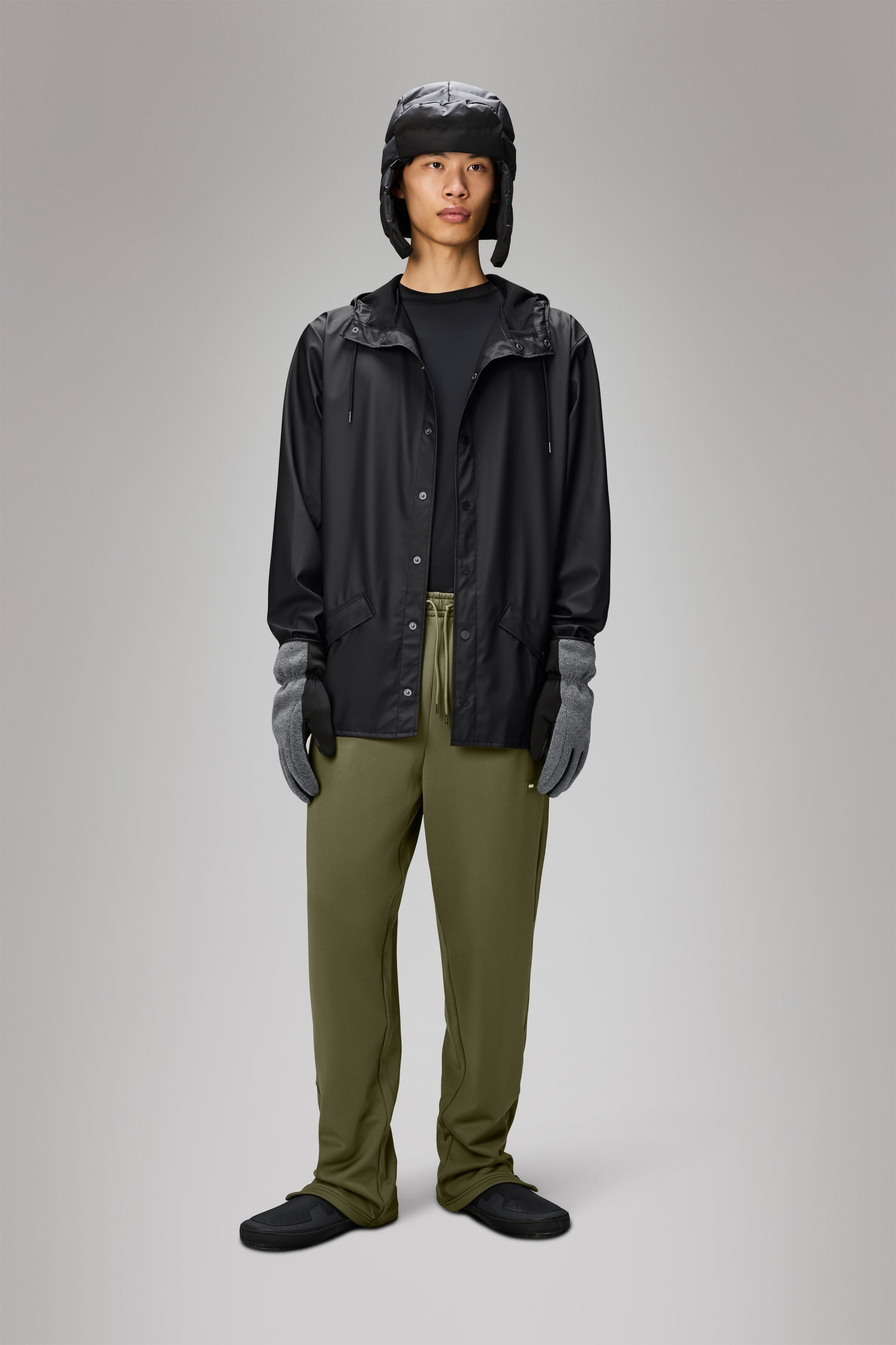 RAINS Jacket Black Jacket