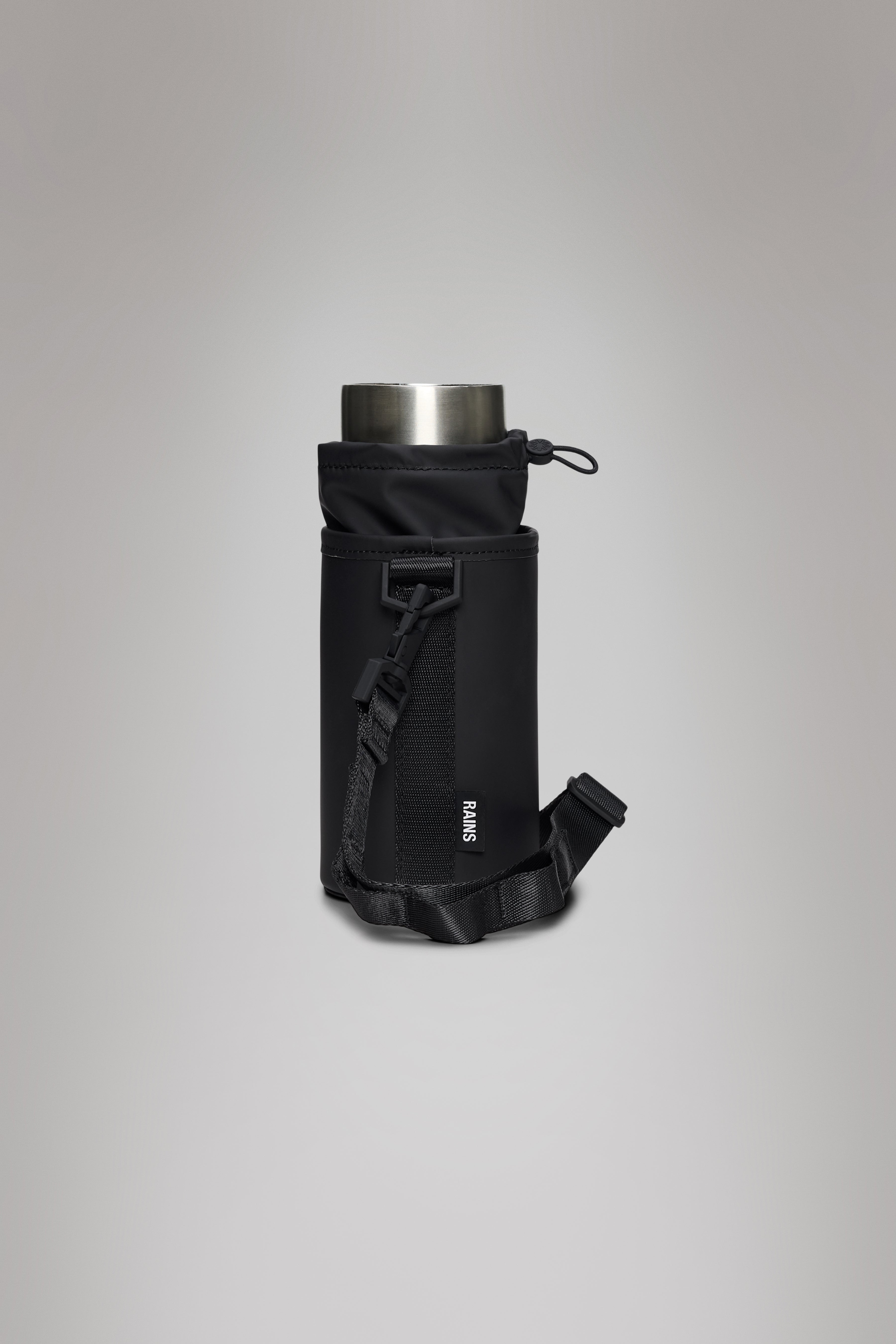 RAINS Bottle Holder Black 1.80L H21 x D9.50 x W9.50 cm Drink wear