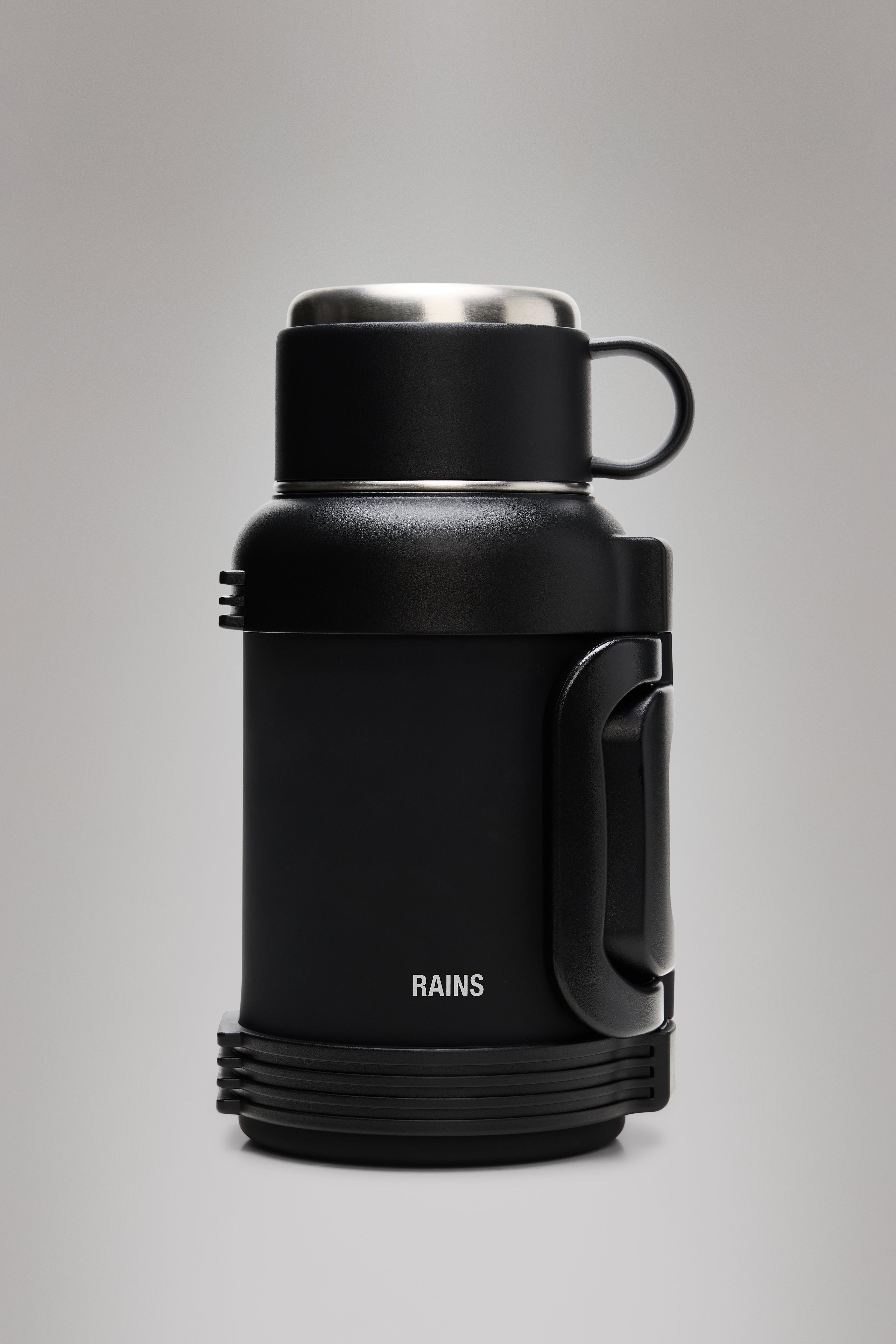 RAINS Stainless Steel Tumbler Vacuum Flask 1300ml Black Drink wear