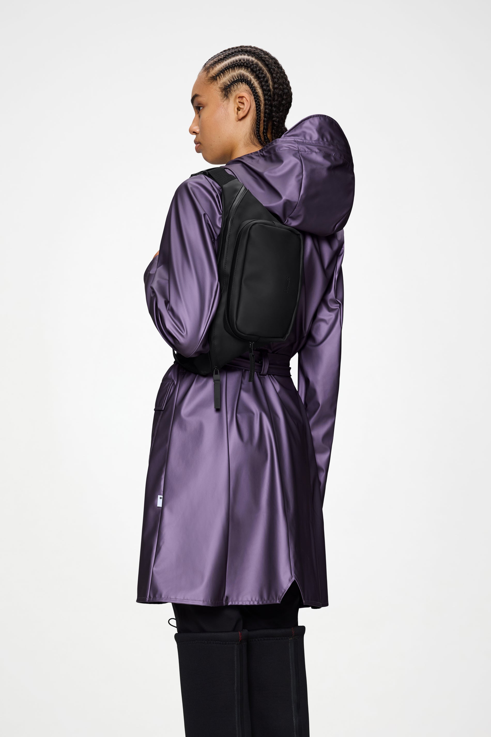 RAINS Bum Bag Black 2.20L H18 x D10 x W35 cm Bum bag