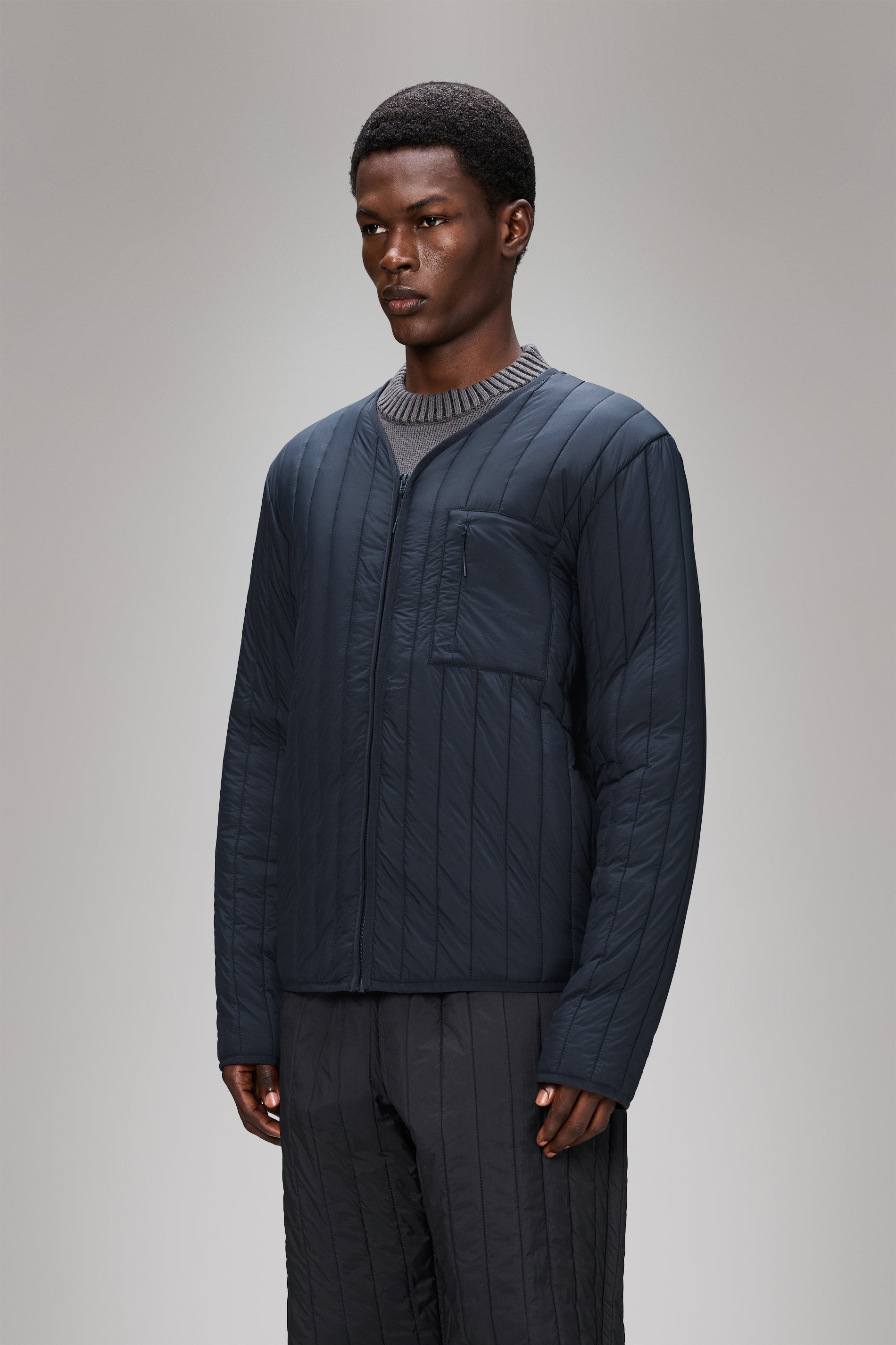 RAINS Banja Liner Jacket Navy Jacket