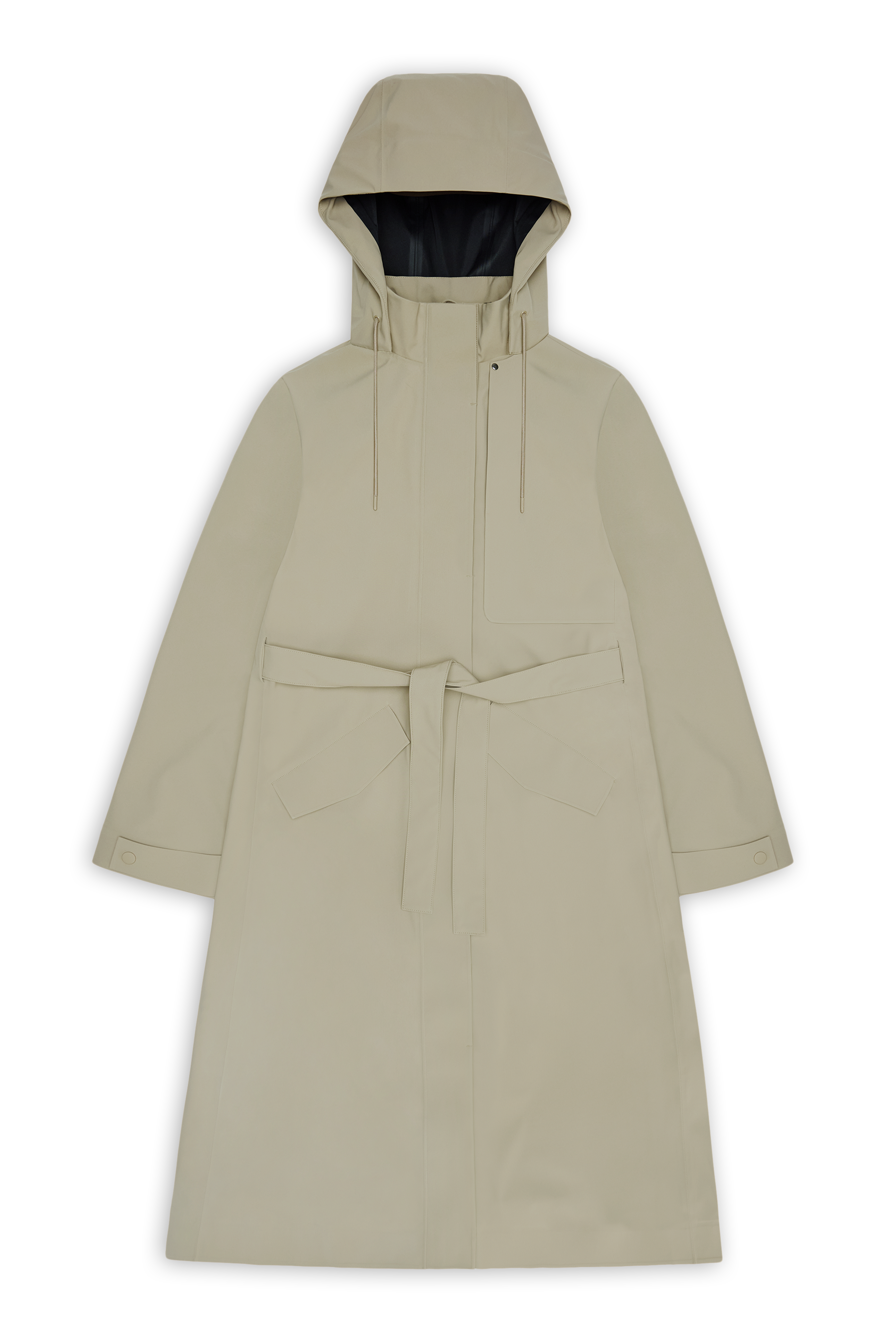 RAINS Suva Hardshell W Coat Beige Jacket