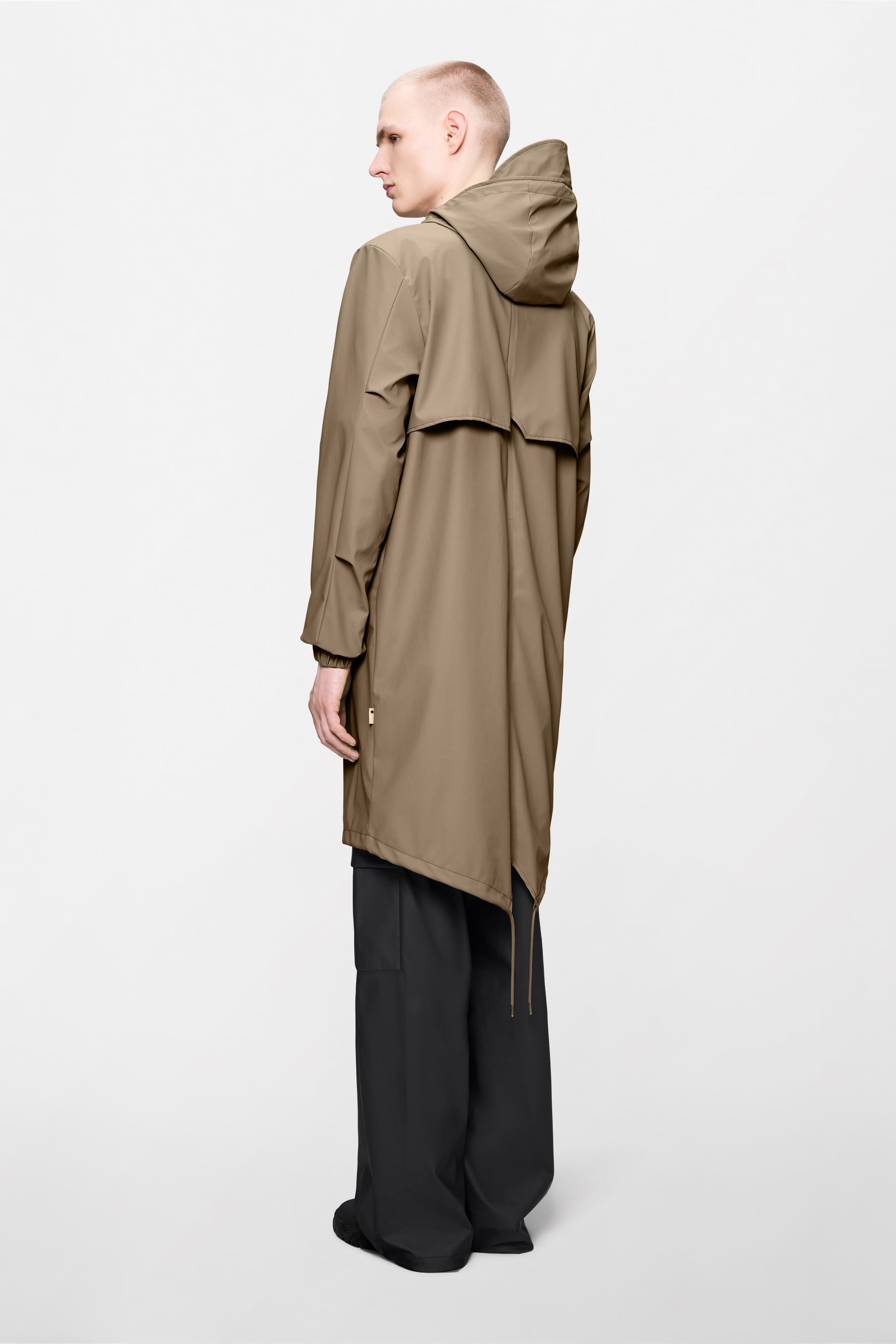 RAINS Fishtail Parka Beige Jacket