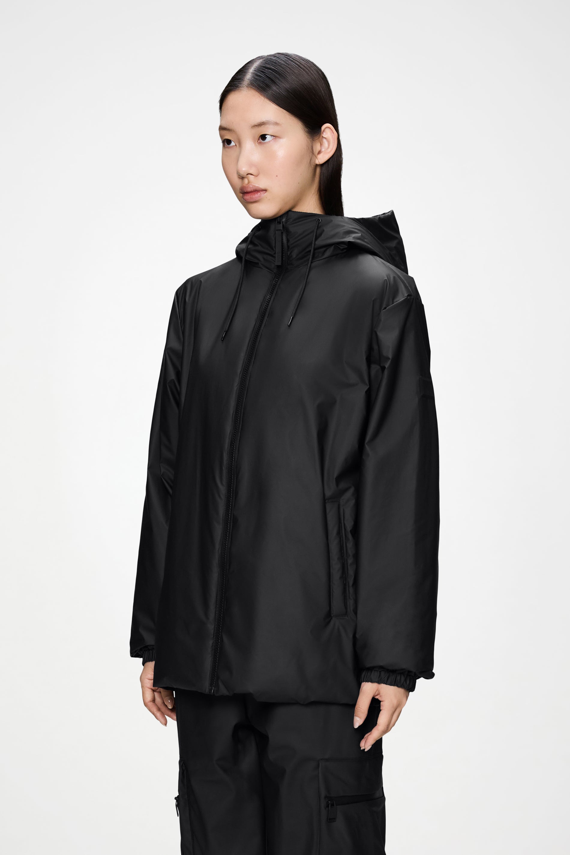 RAINS Lohja Insulated Jacket Black Jacket