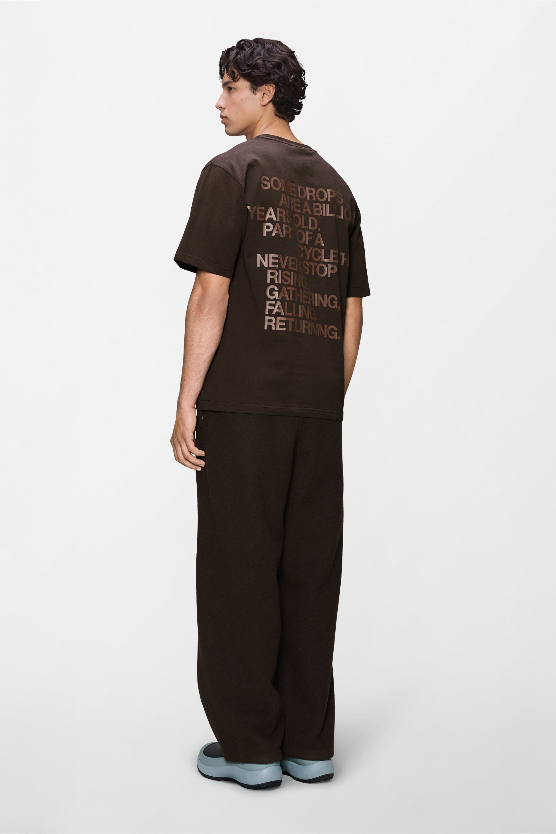 RAINS Classic T-shirt Rains Bark Short Sleeve