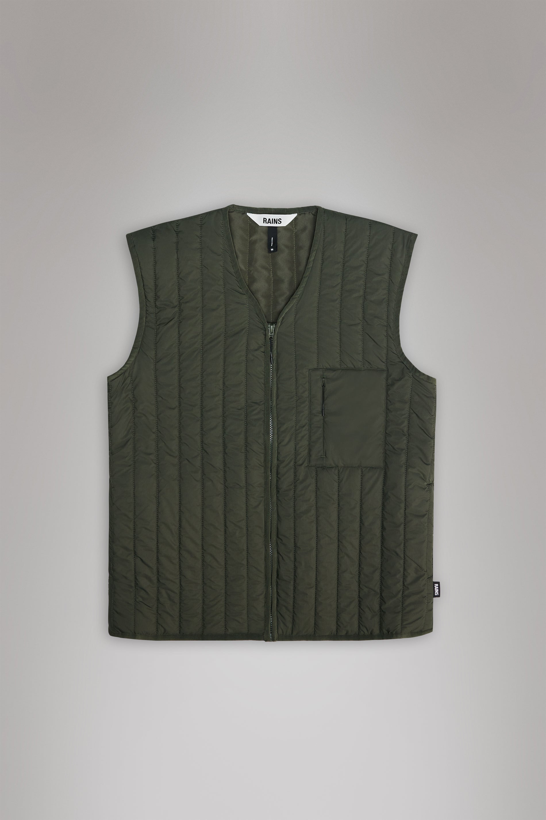 RAINS Banja Liner Vest Green Vest