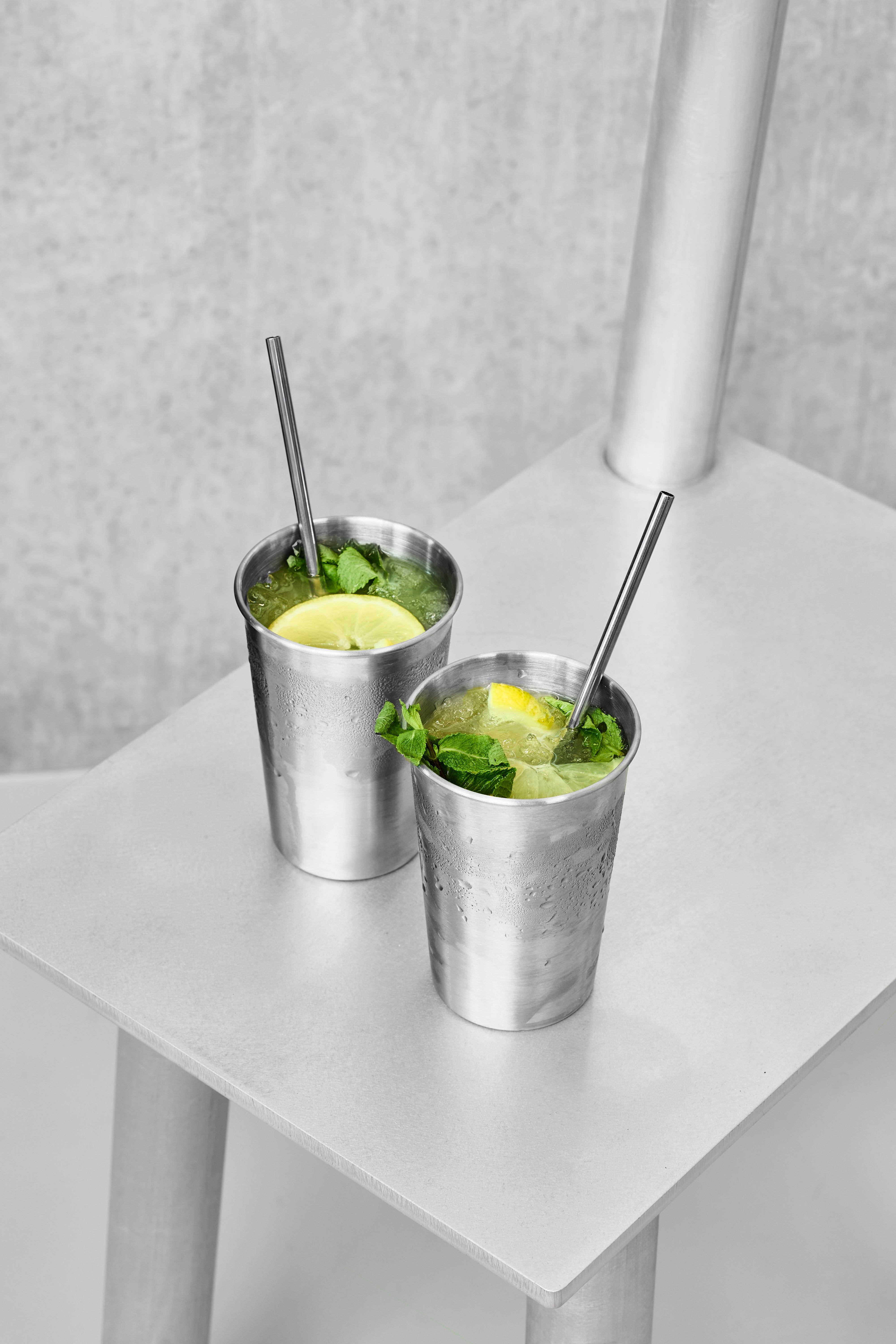 RAINS Stainless Steel 2-Pack Cups 500ml Steel Coffee Mugs