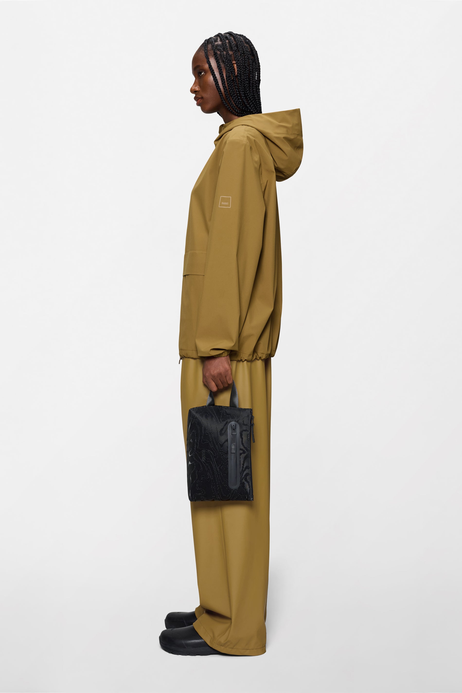 RAINS 2 Zip Cosmetic Bag Large Amp Wash Bag