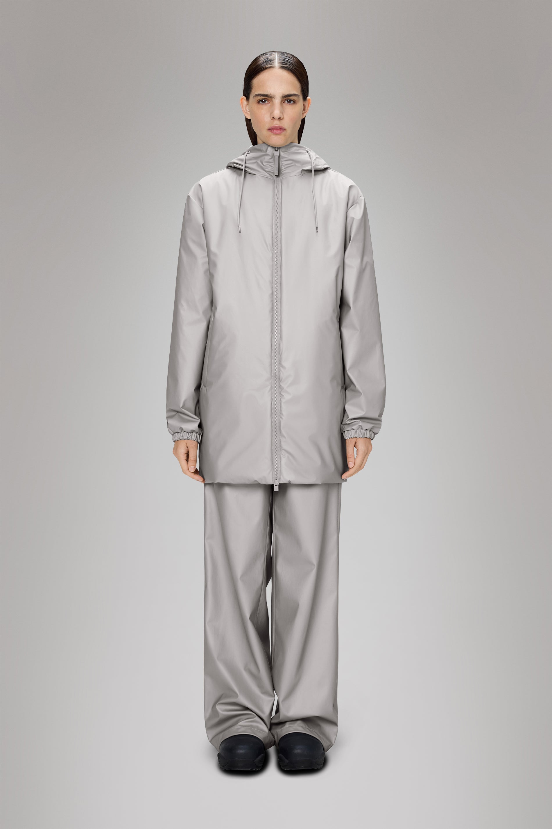 RAINS Lohja Long Insulated Jacket Nimbus Jacket