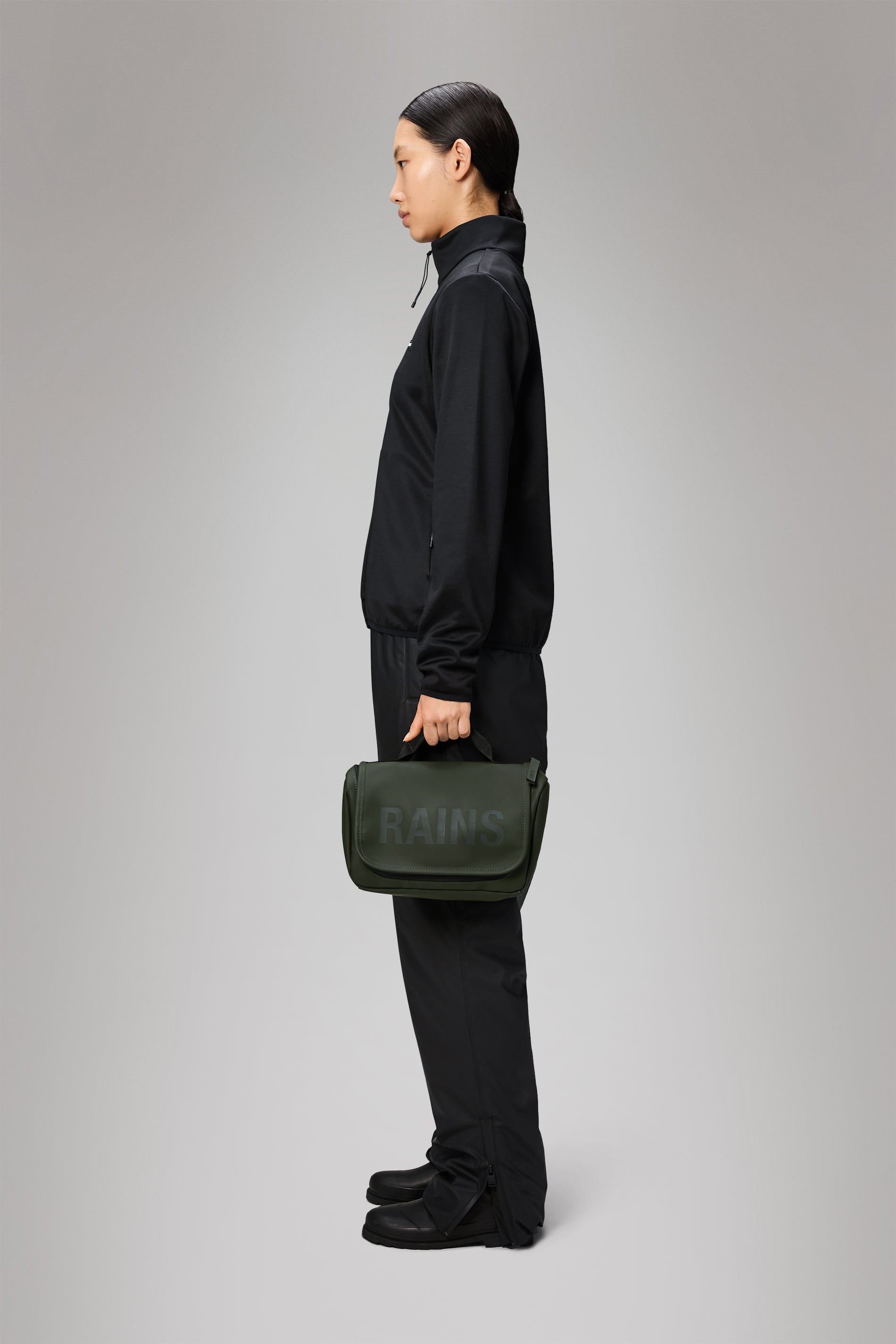 RAINS Texel Wash Bag Green Wash Bag