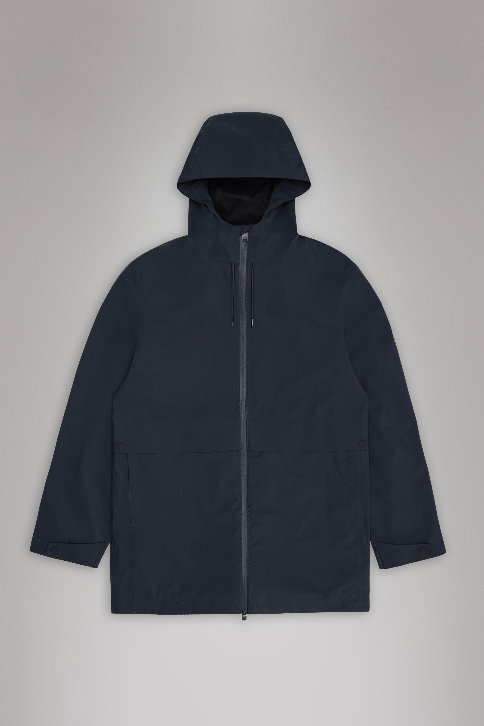 RAINS Suva Hardshell Long Jacket Navy Jacket