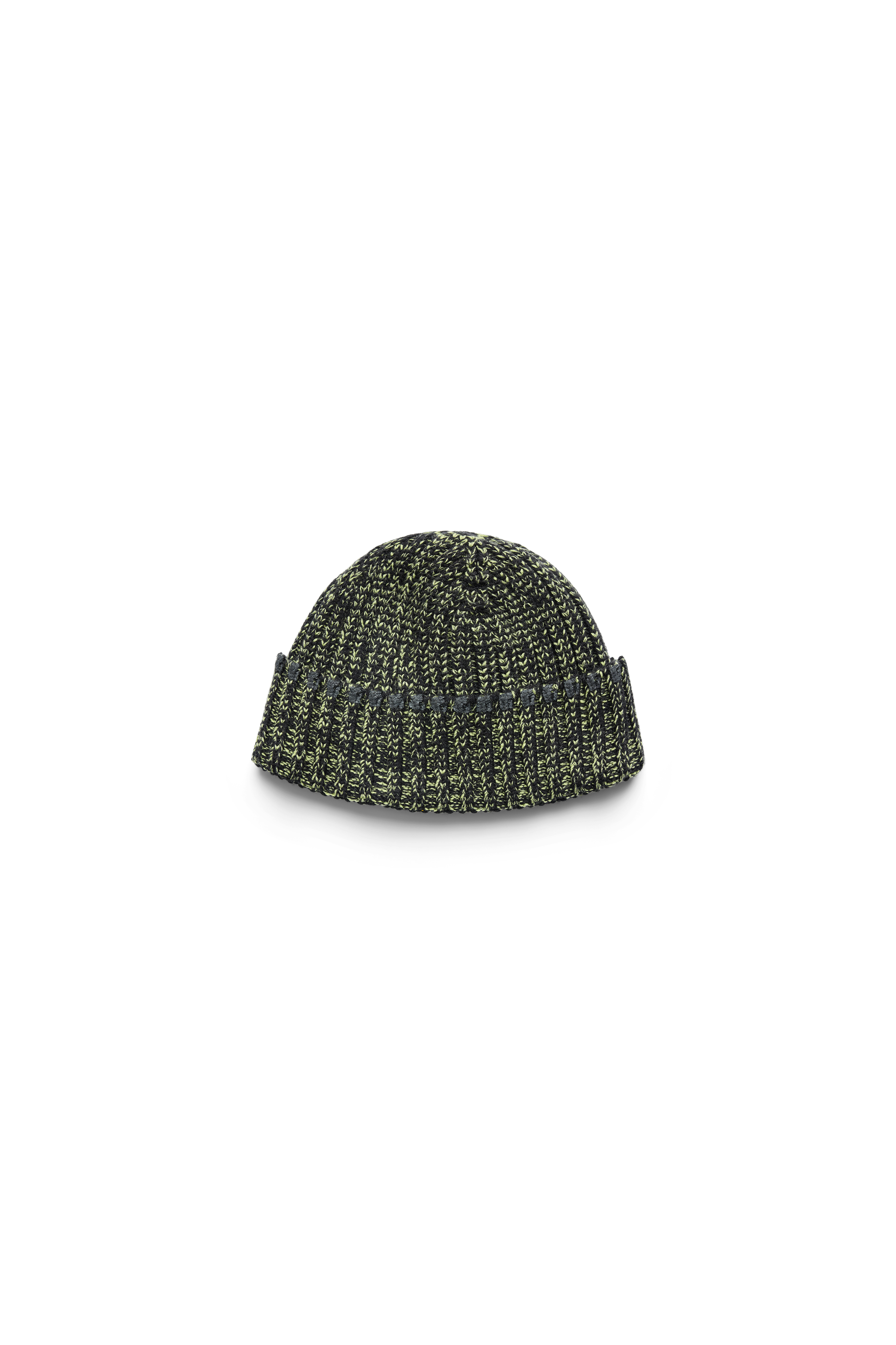 RAINS Sapa Knit Beanie Black/Acid Headwear