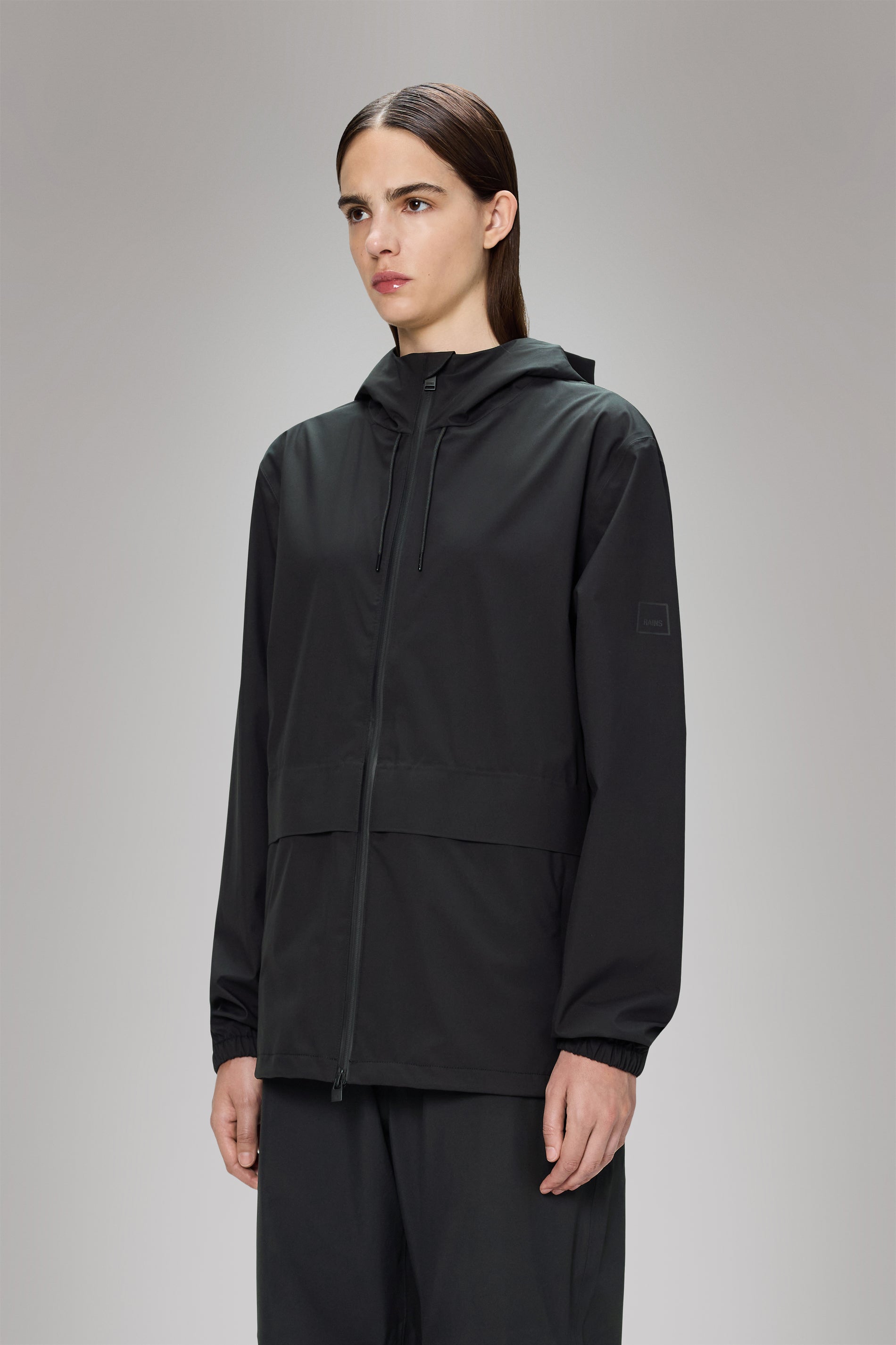 RAINS Suva Hardshell Pocket Jacket Black Jacket