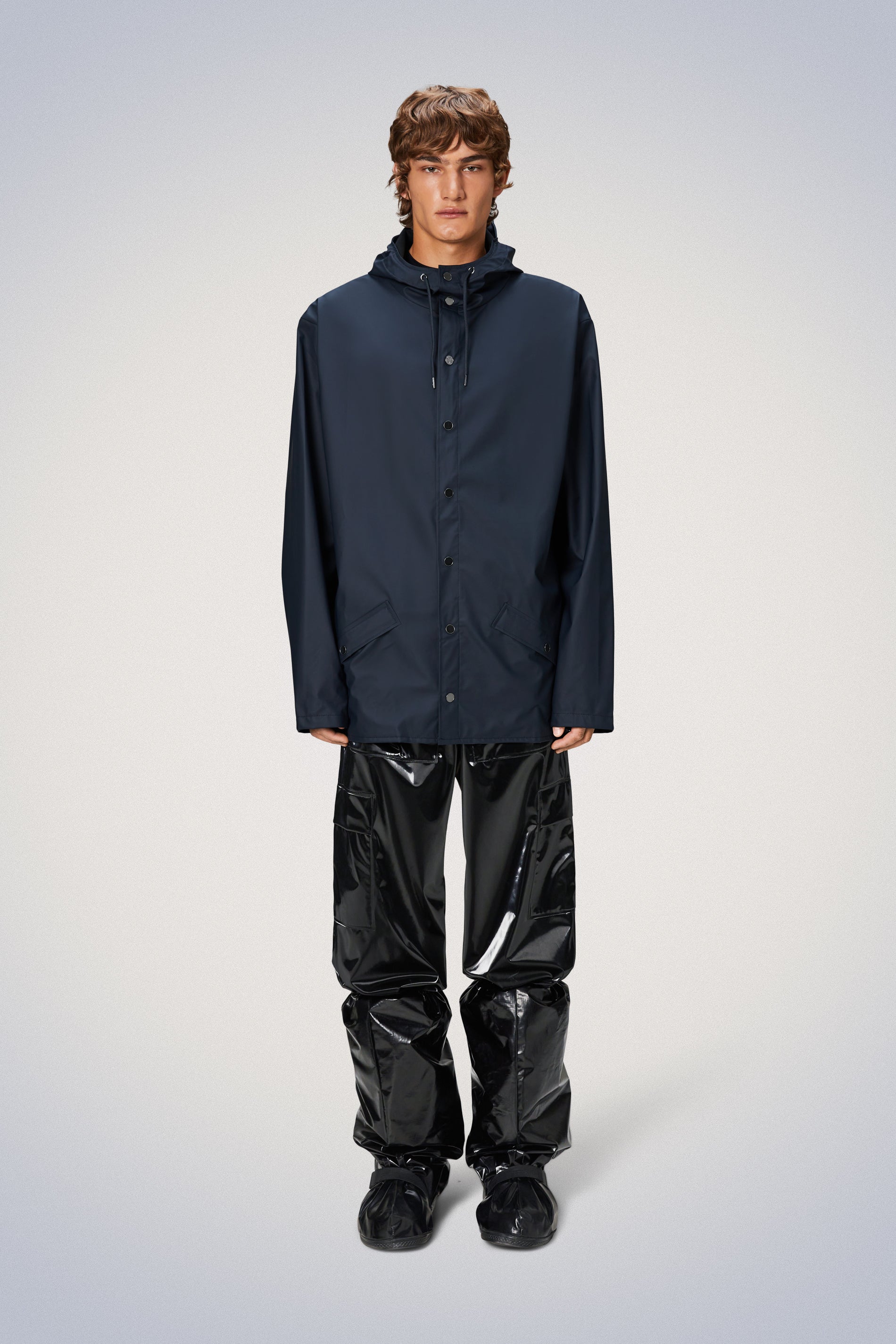 OURCAN Rain Suits for Men Fishing Rain Gear for Men Waterproof Lightweight Rain Coats for Men Waterproof with Hood and Pants (Black,M)