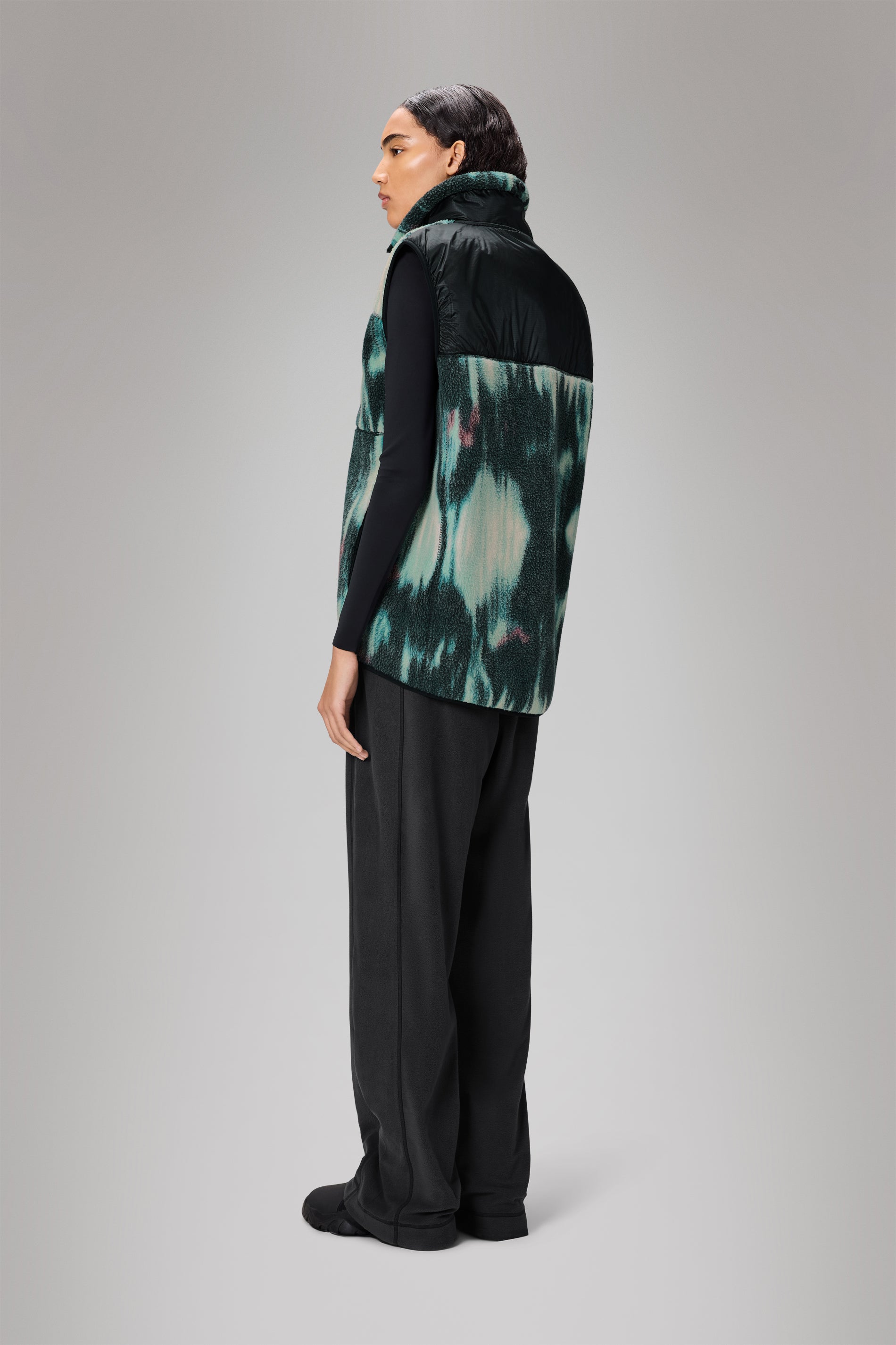 RAINS Yermo Fleece Vest Blur Vest