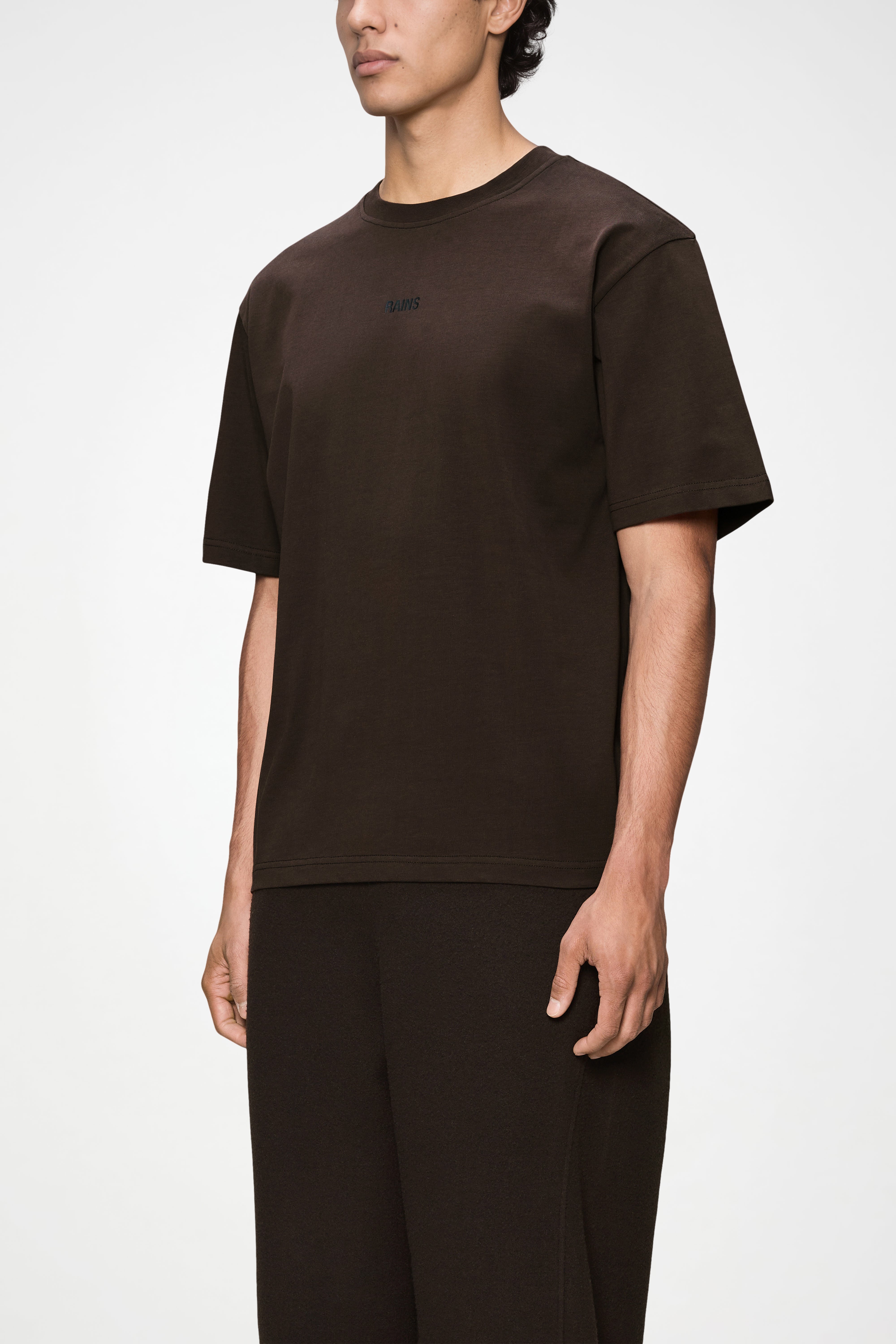 RAINS Classic T-shirt Rains Bark Short Sleeve