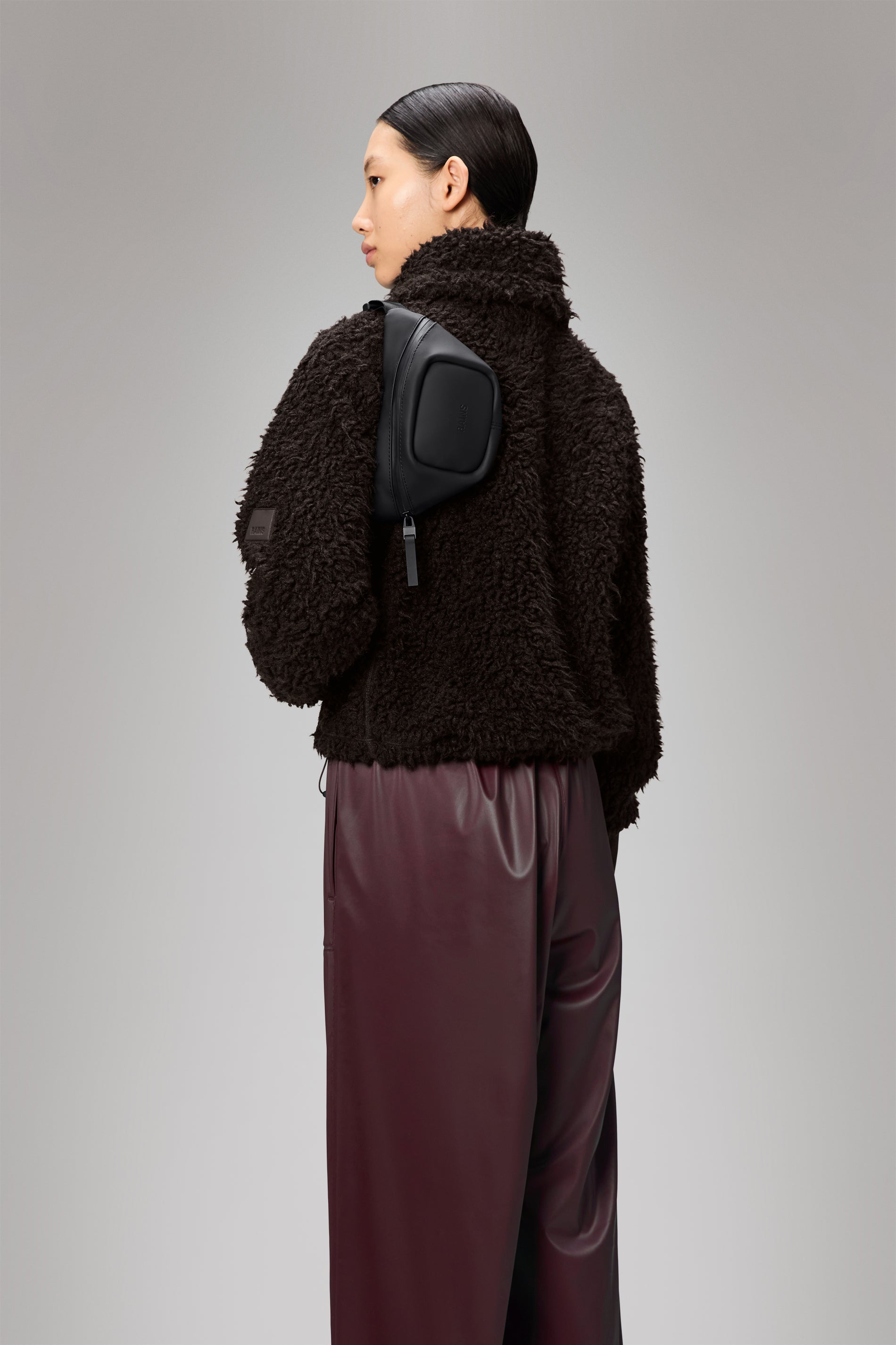 RAINS Bum Bag Micro Black 0.70L H12 x D4 x W24 cm Bum bag