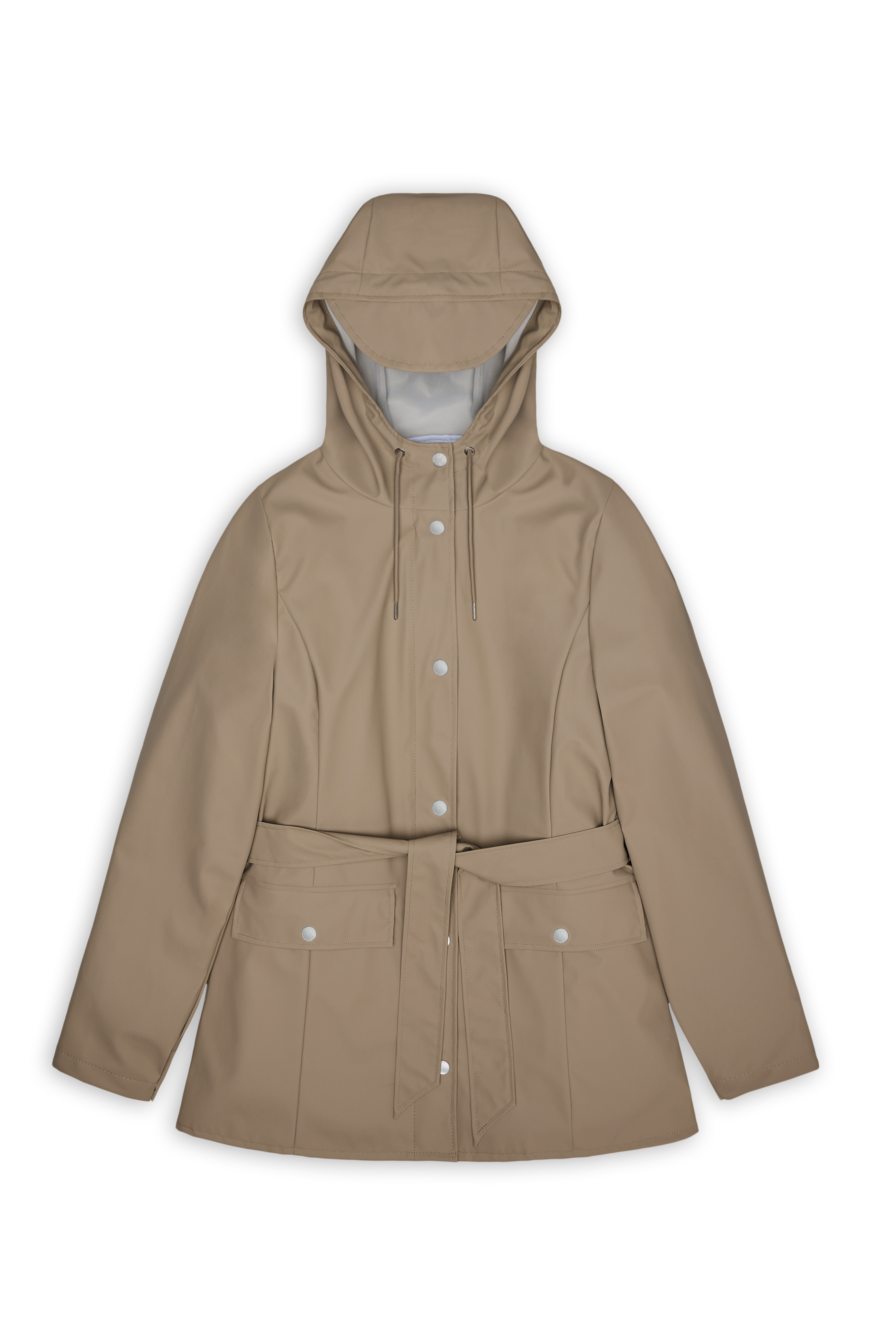 RAINS Curve Jacket Beige Jacket