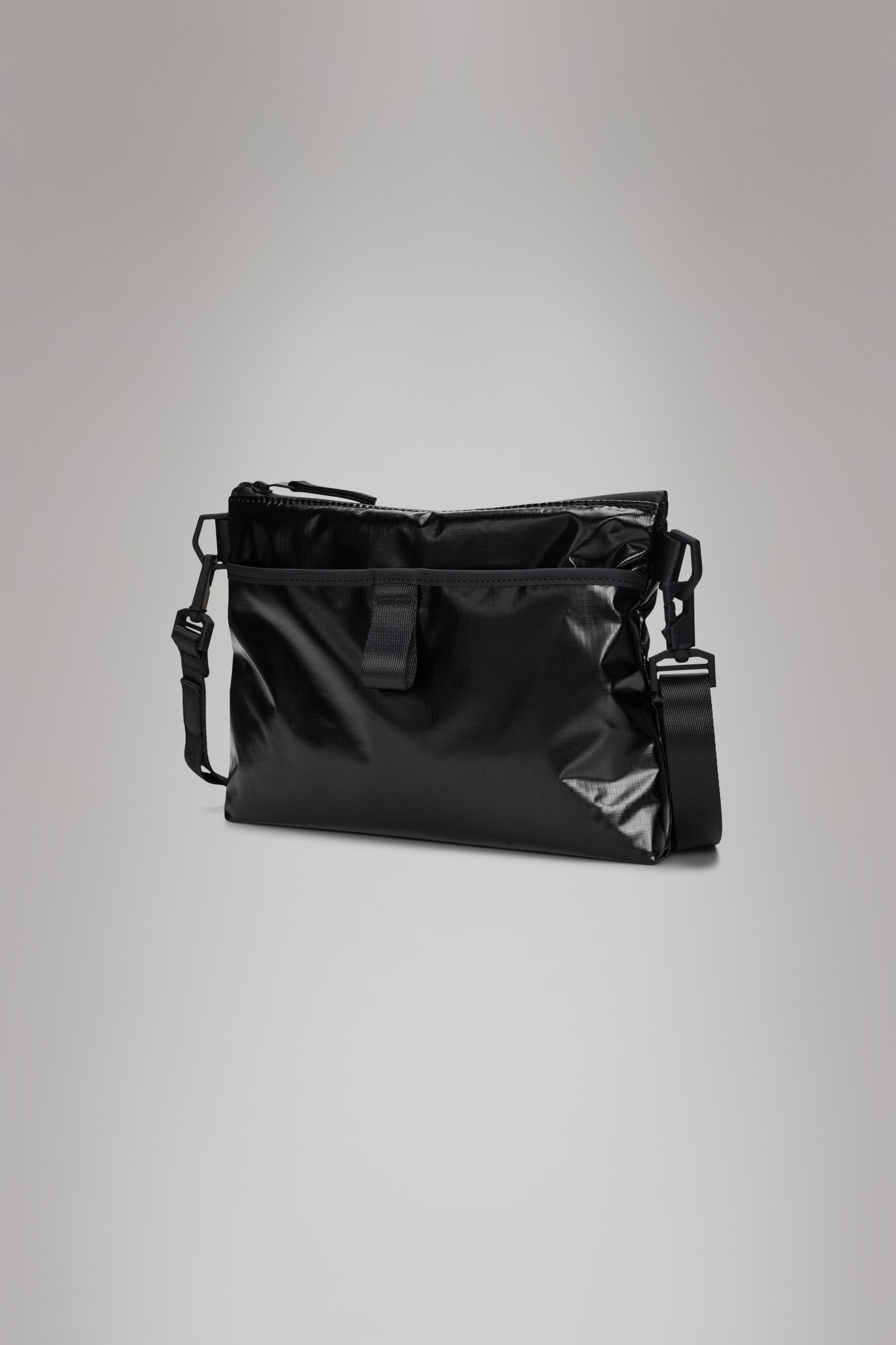 RAINS Sibu Musette Bag Black Crossbody