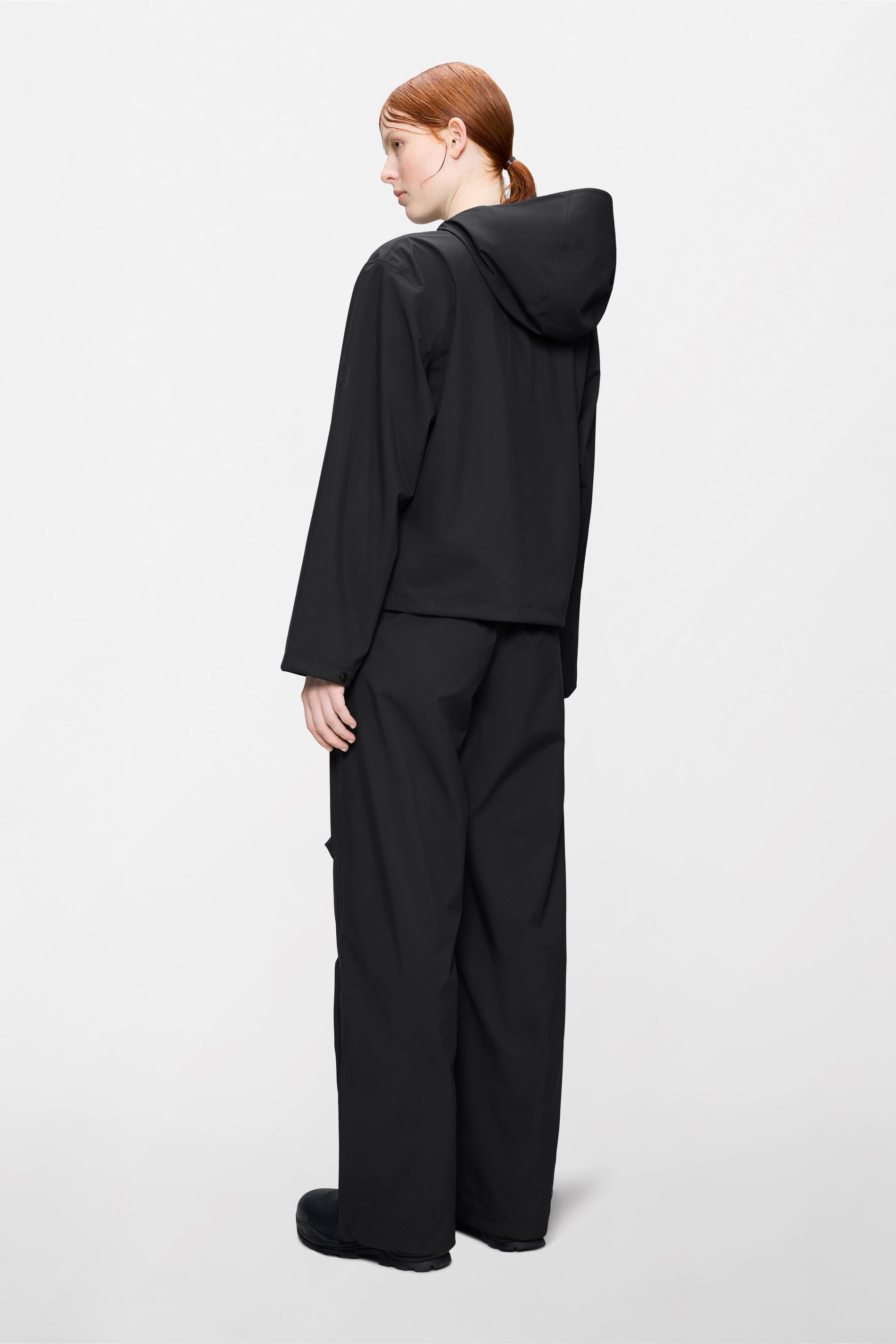 RAINS Suva Hardshell Short String W Jacket Black Jacket